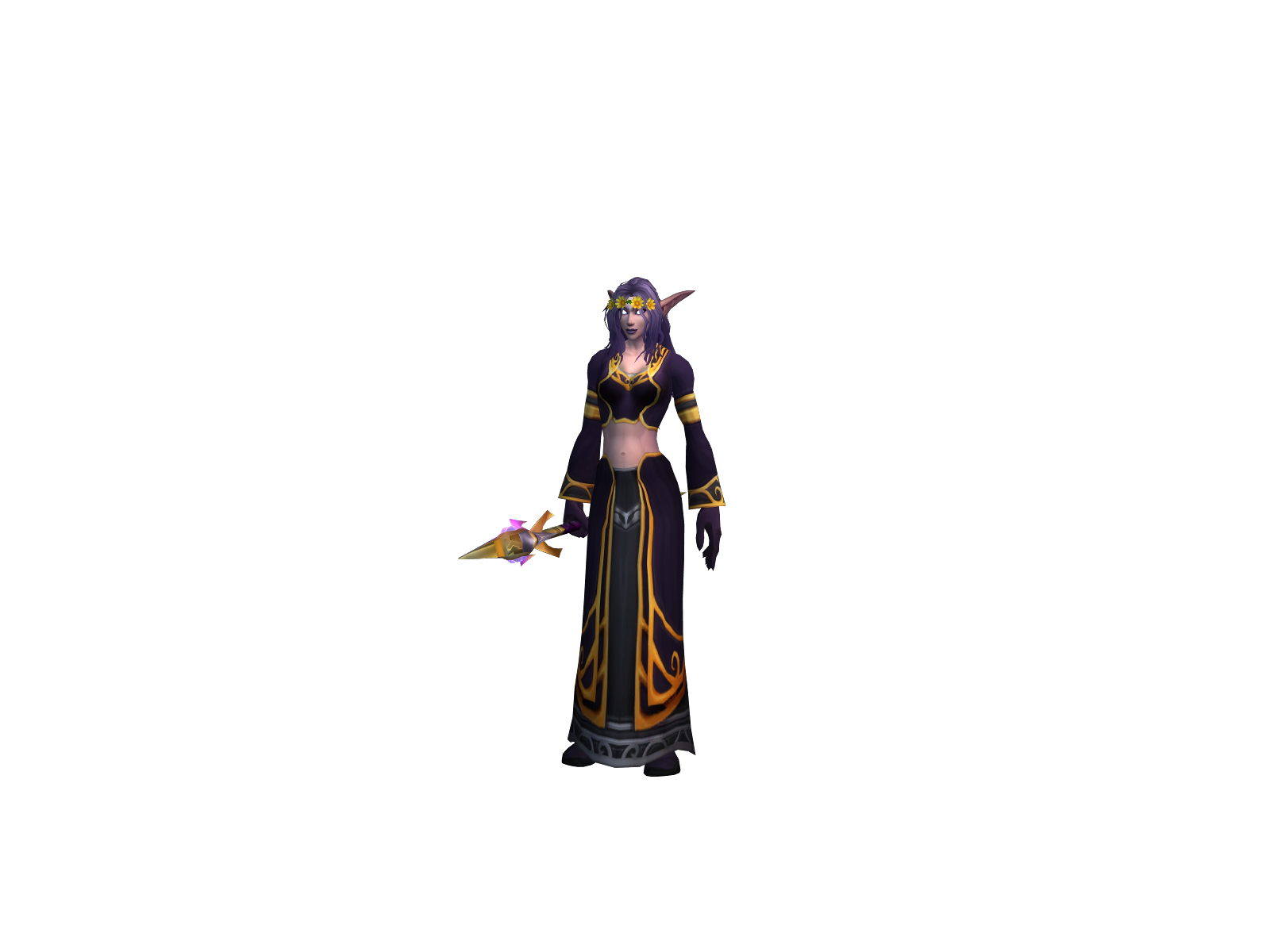 Aziza 3D character render