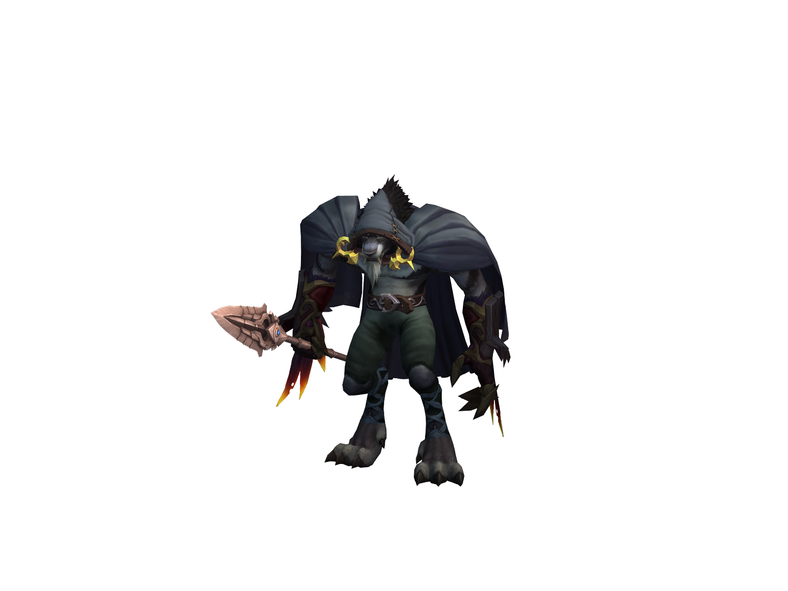 Ándalus 3D character render