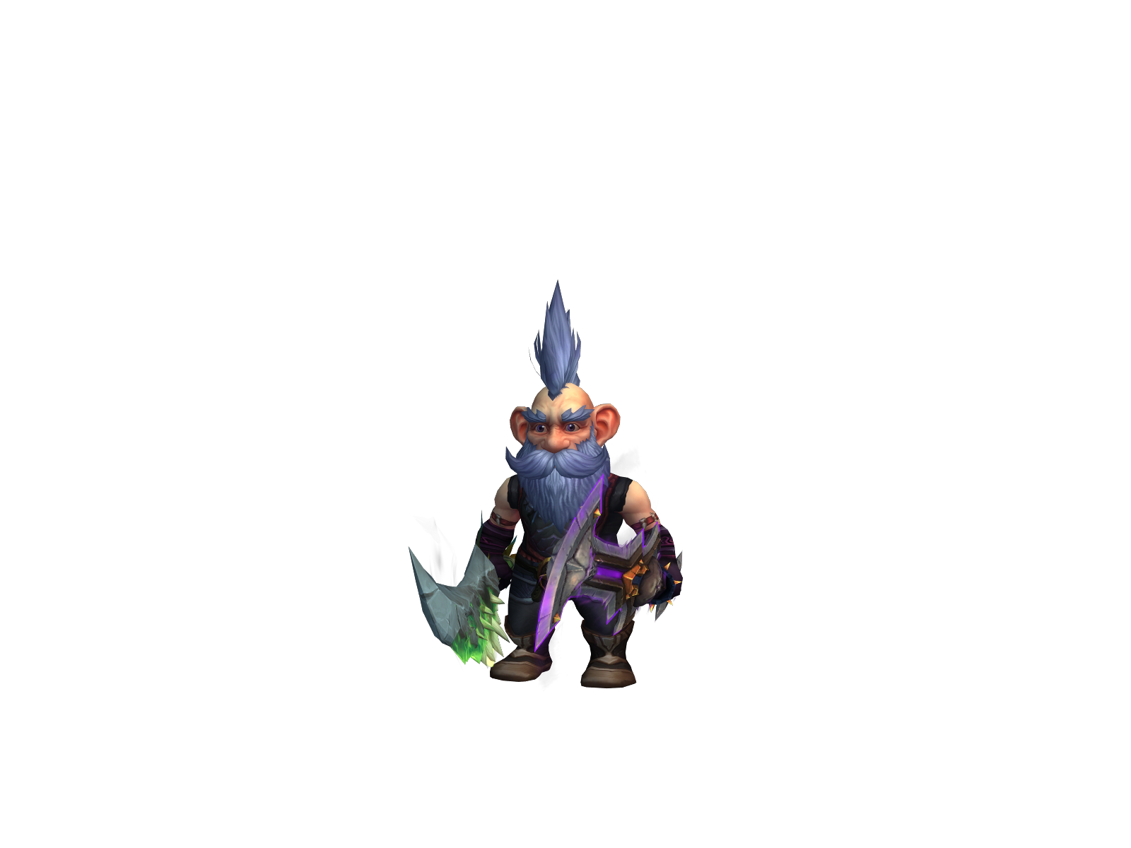 Wielkignoj 3D character render