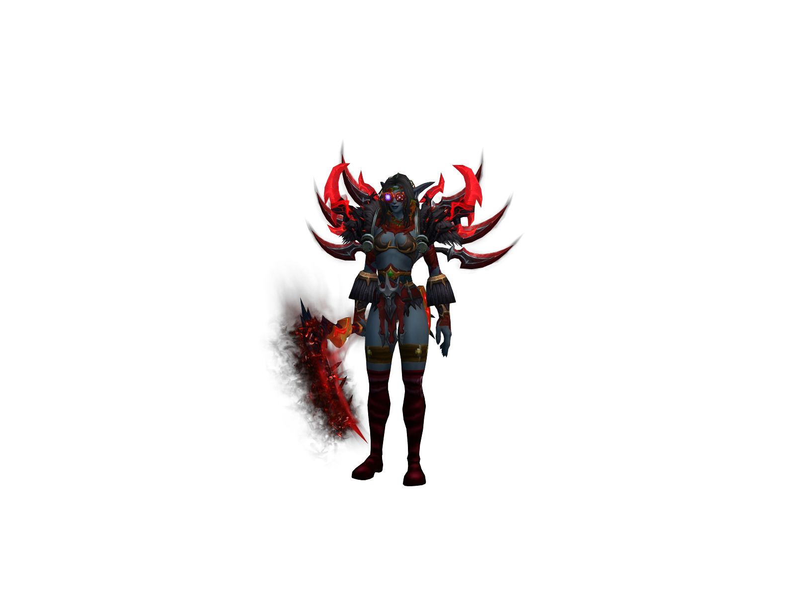 Evanèscé 3D character render