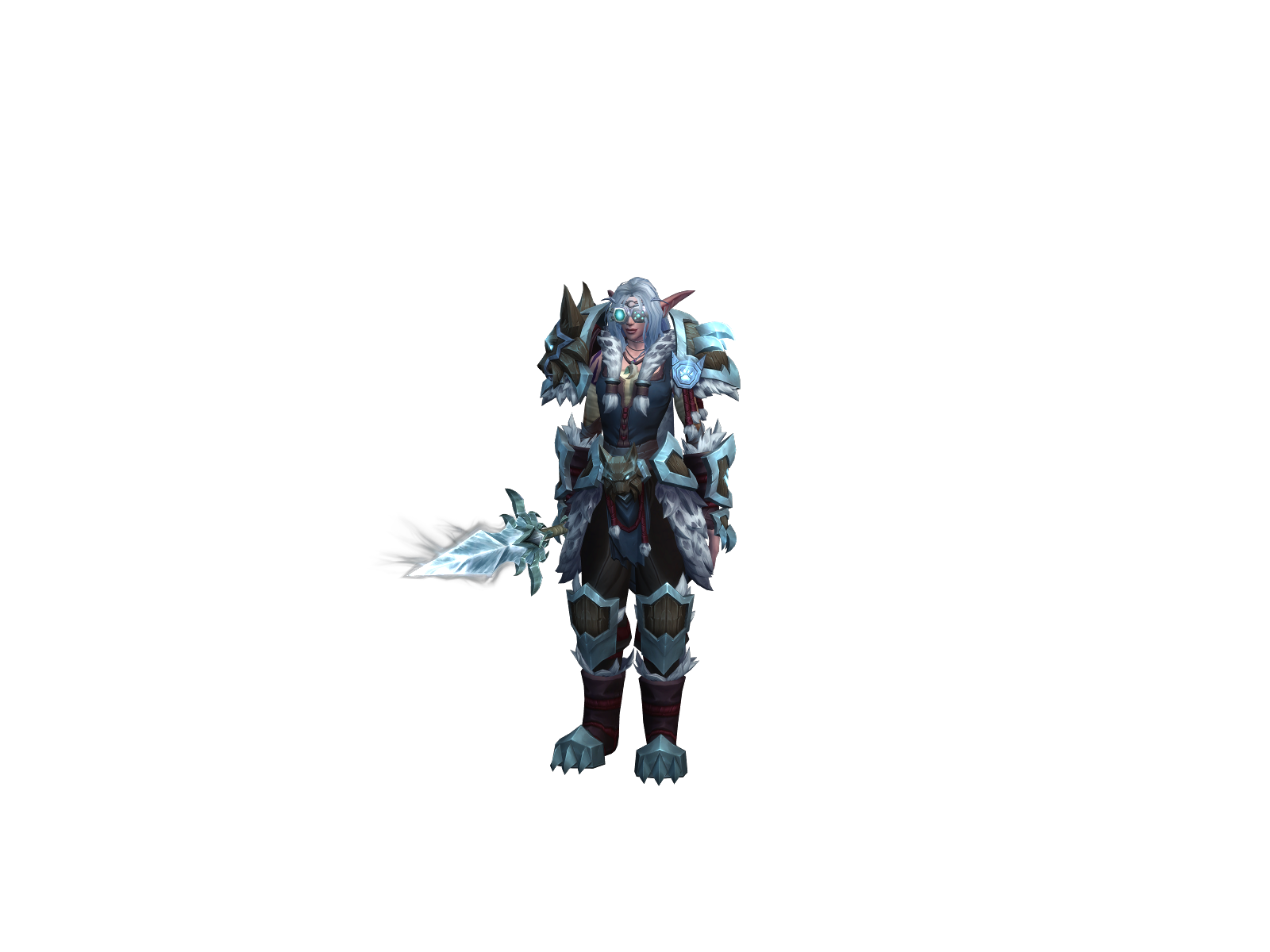 Rediques 3D character render