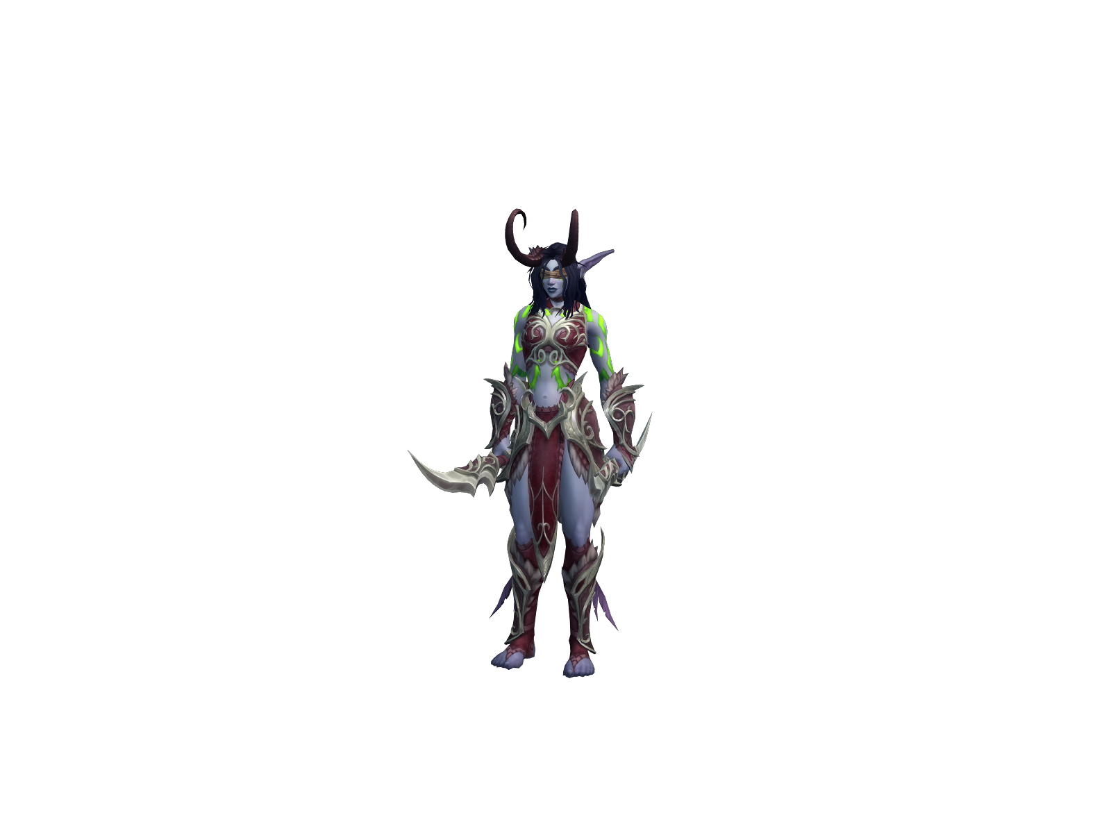 Punkbangz 3D character render