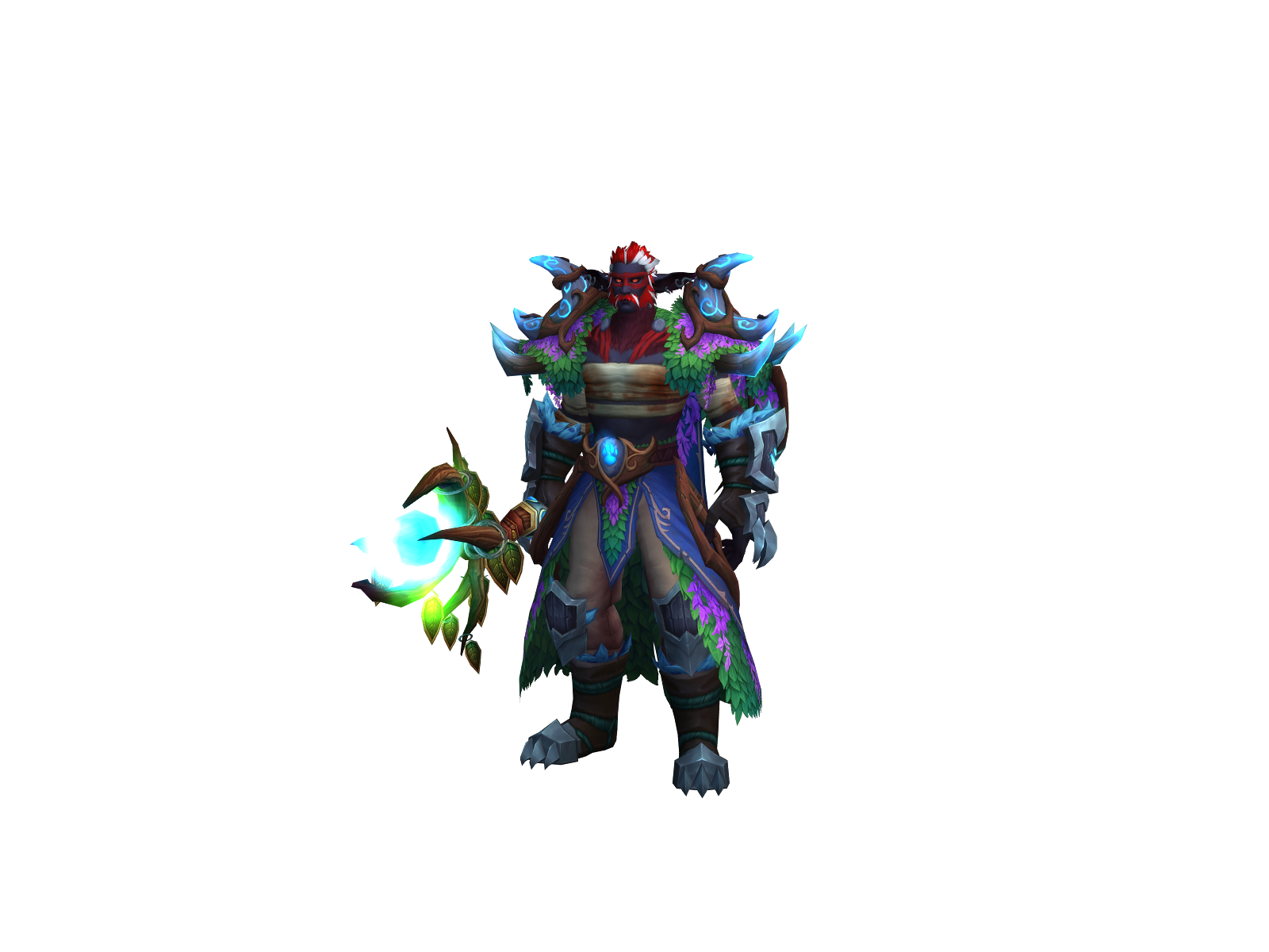 Tyrddruid 3D character render