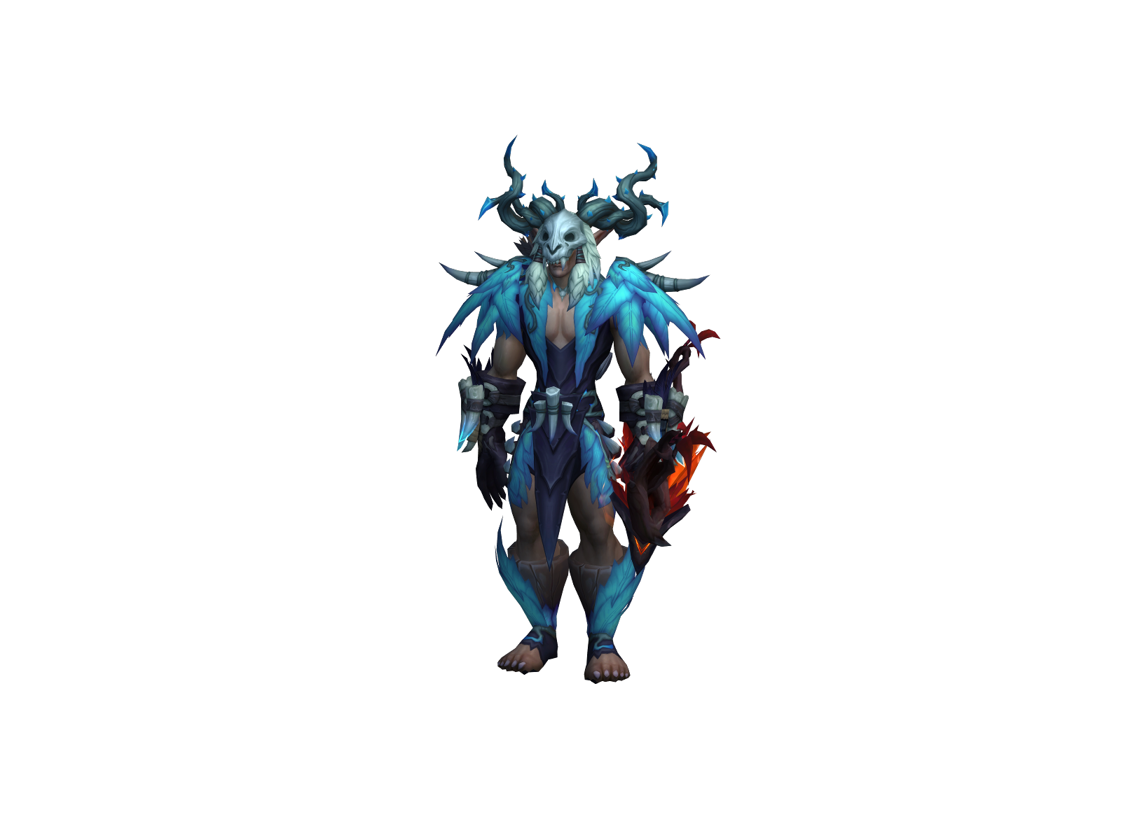 Chàron 3D character render