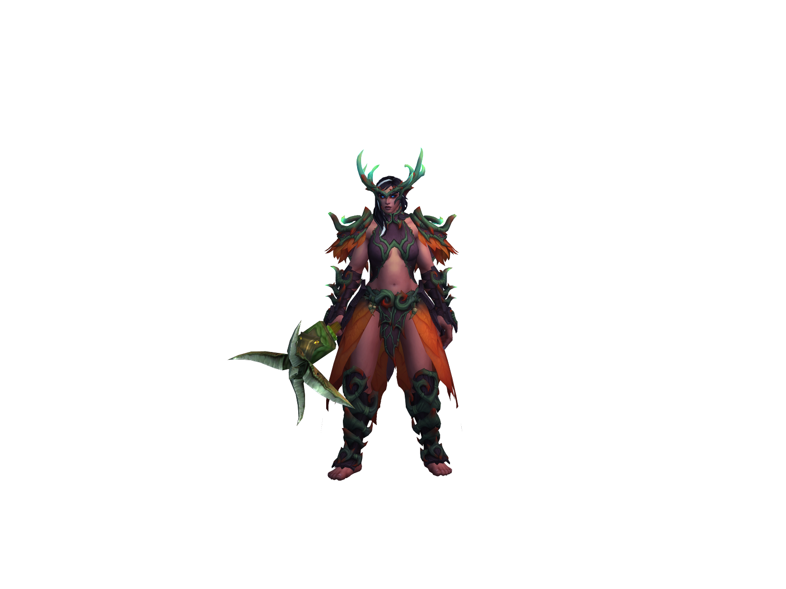 Slipperysnub 3D character render