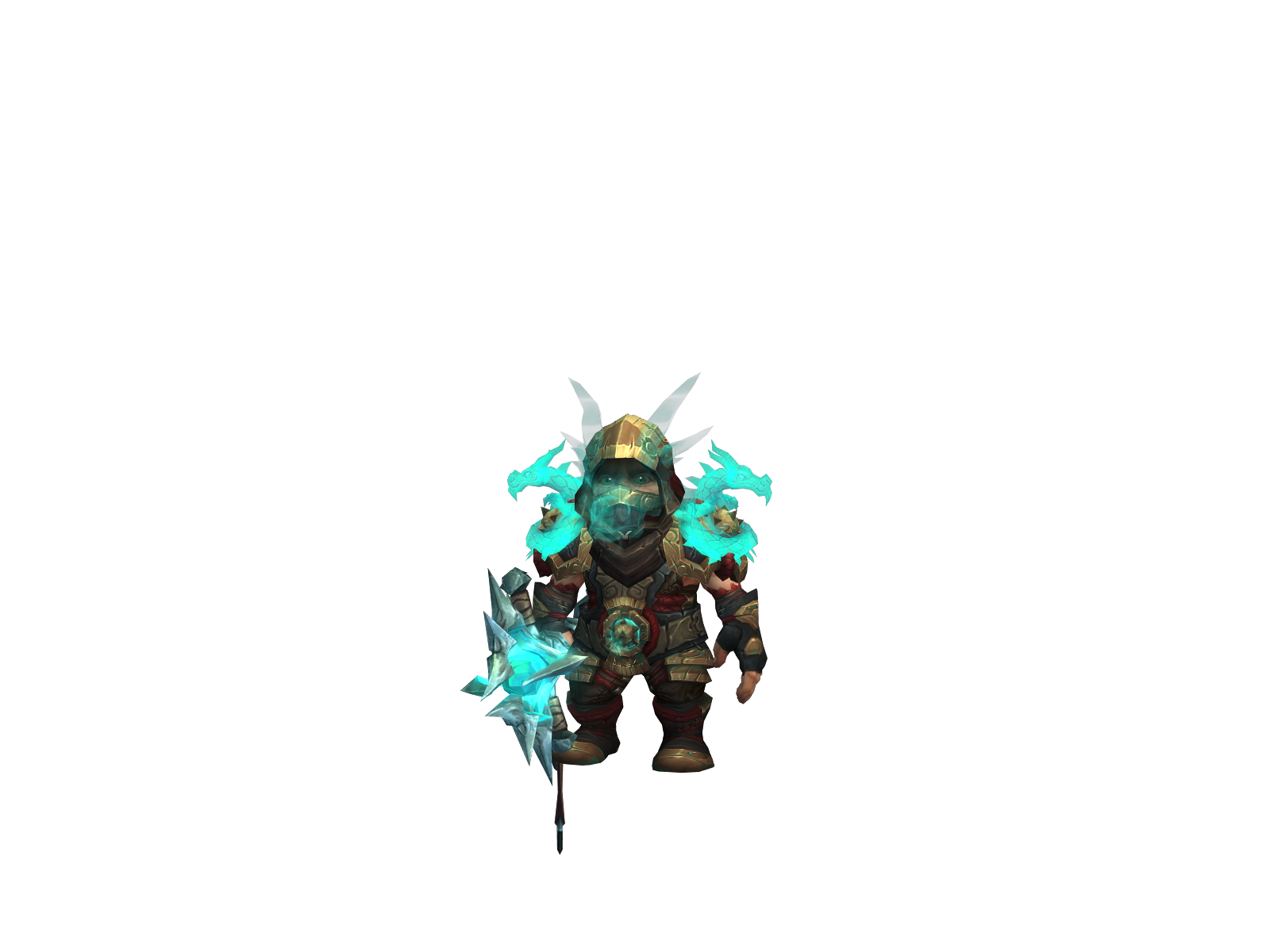 Monkgoku 3D character render