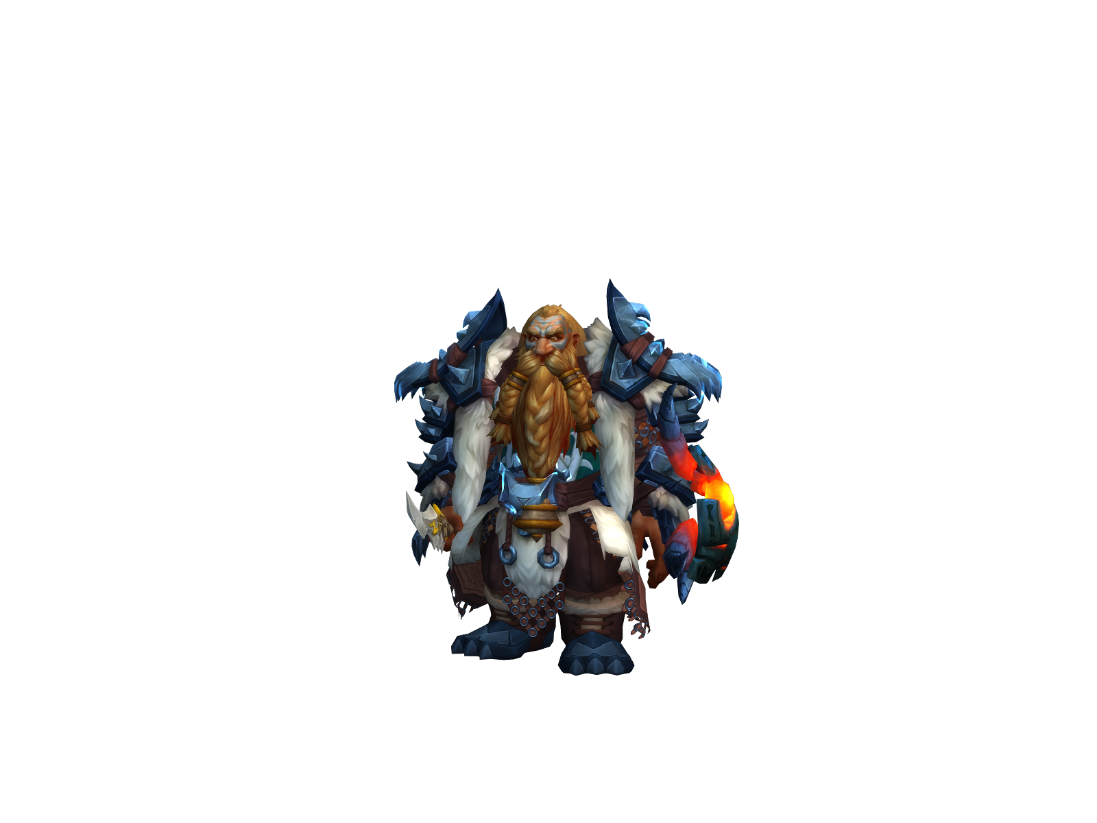 Lavadude 3D character render