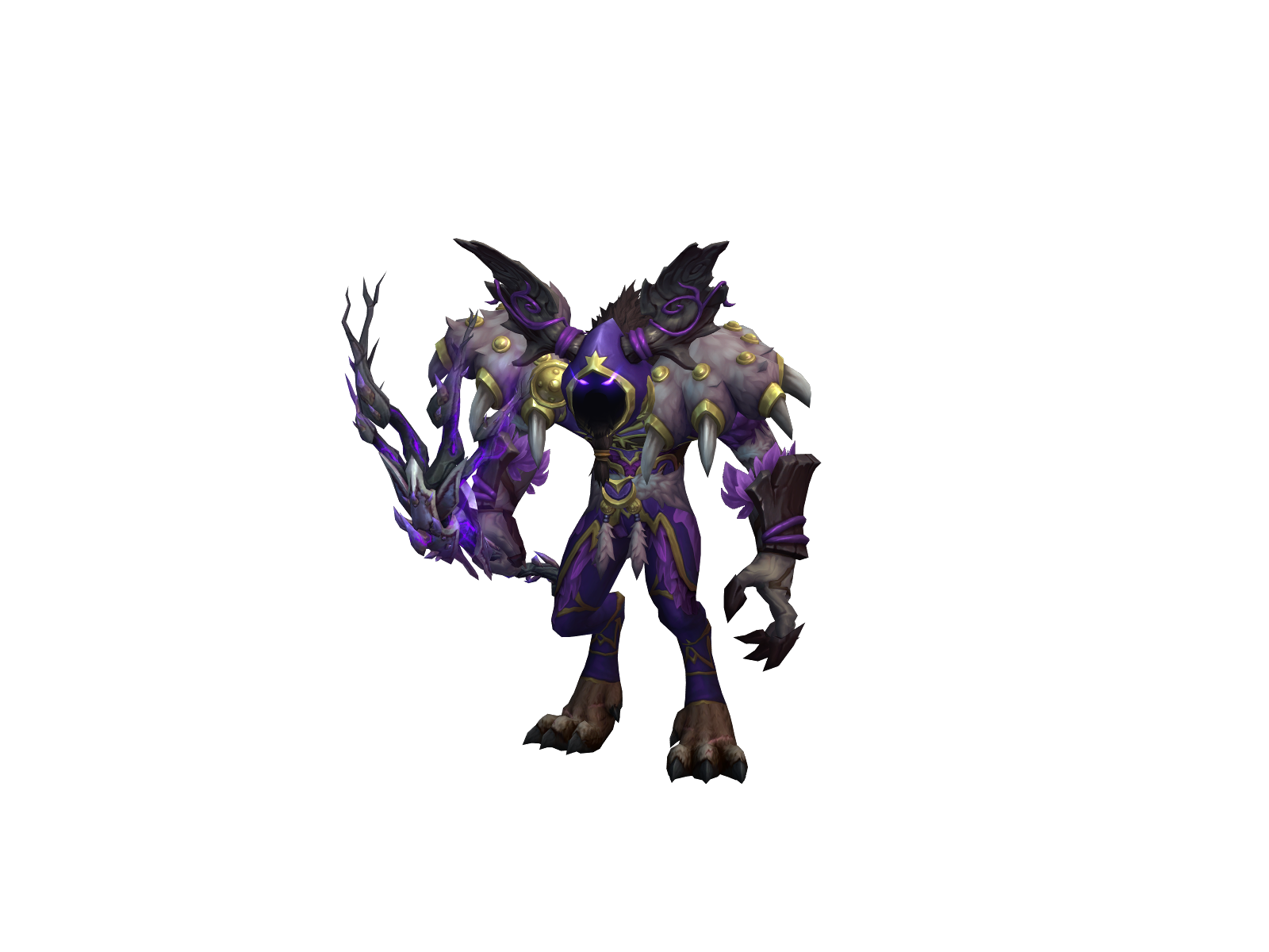 Strixdog 3D character render