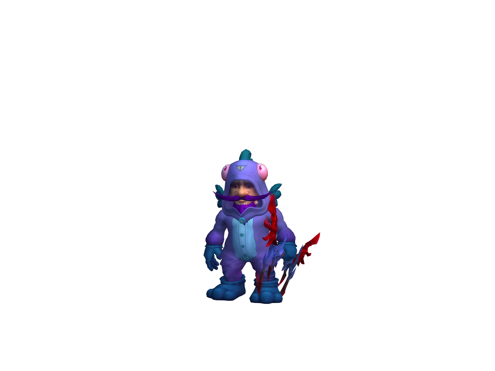 Calcetos 3D character render