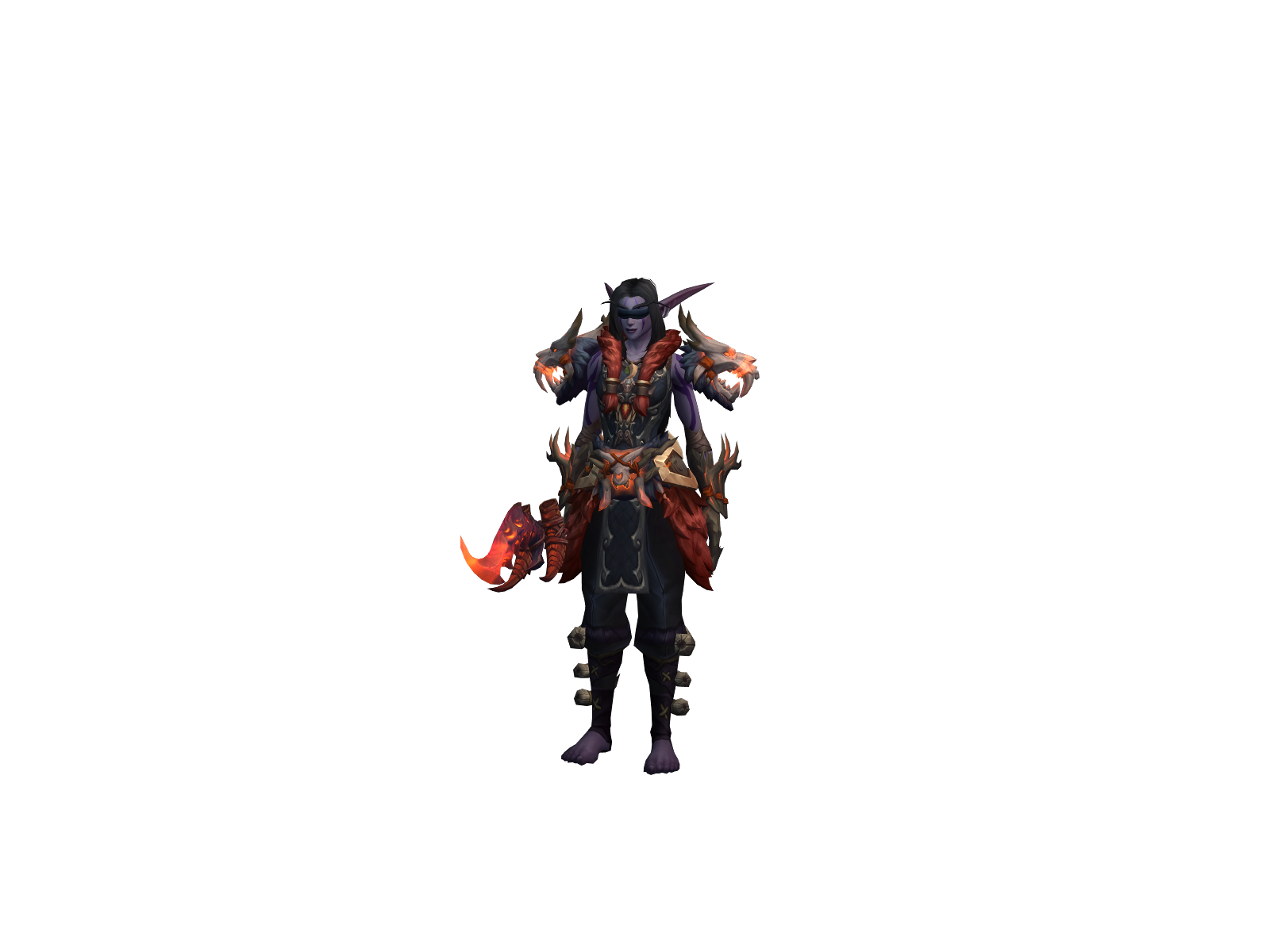 Niyél 3D character render