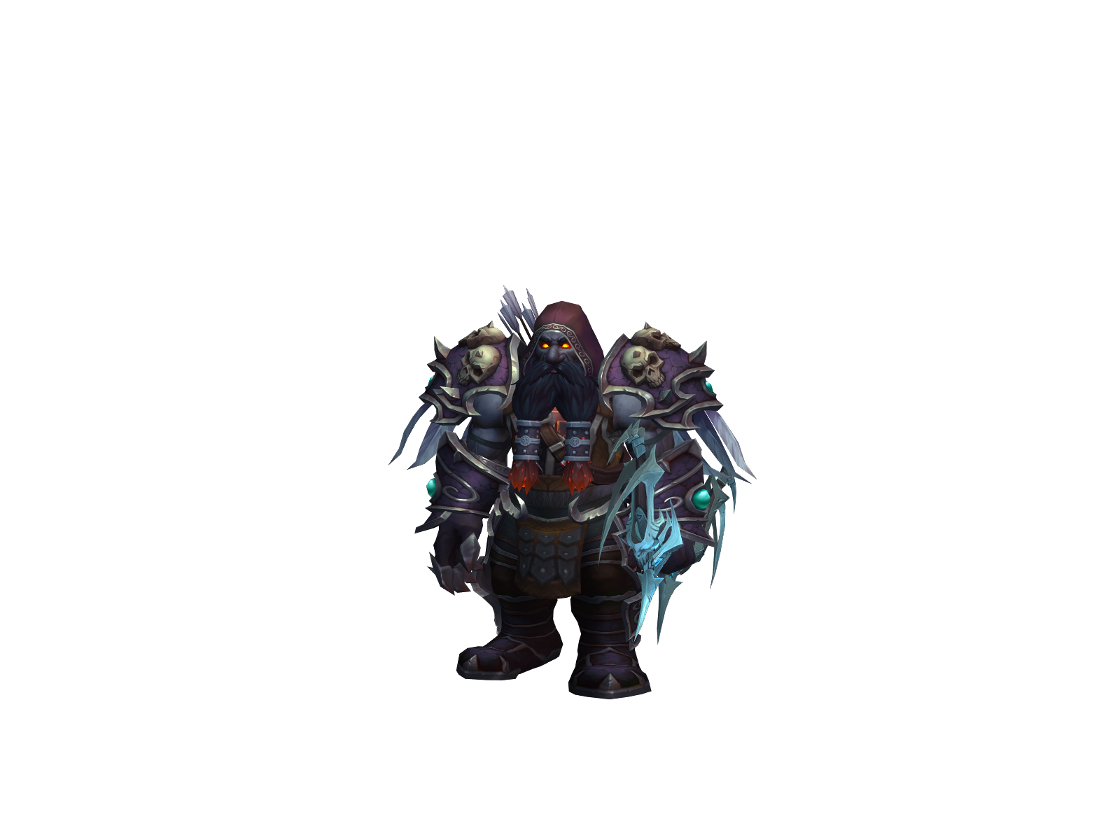 Derotain 3D character render