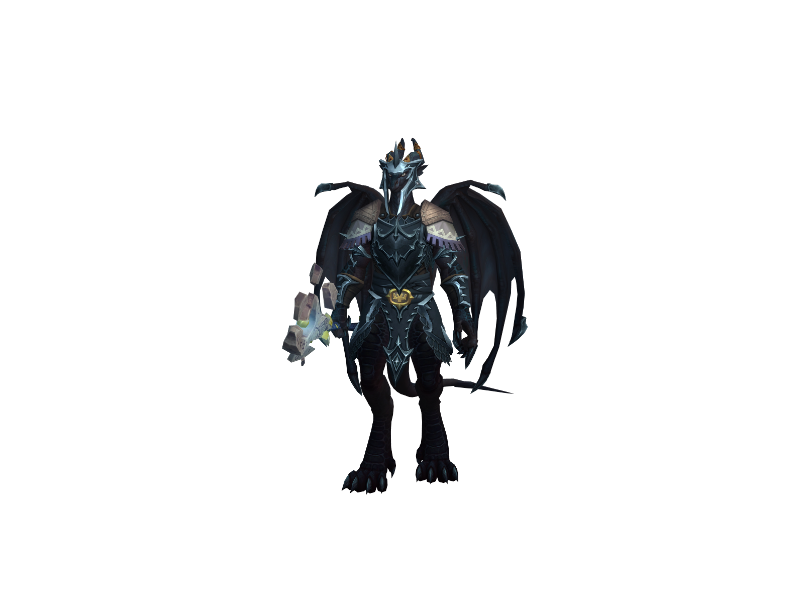 Crumbstain 3D character render