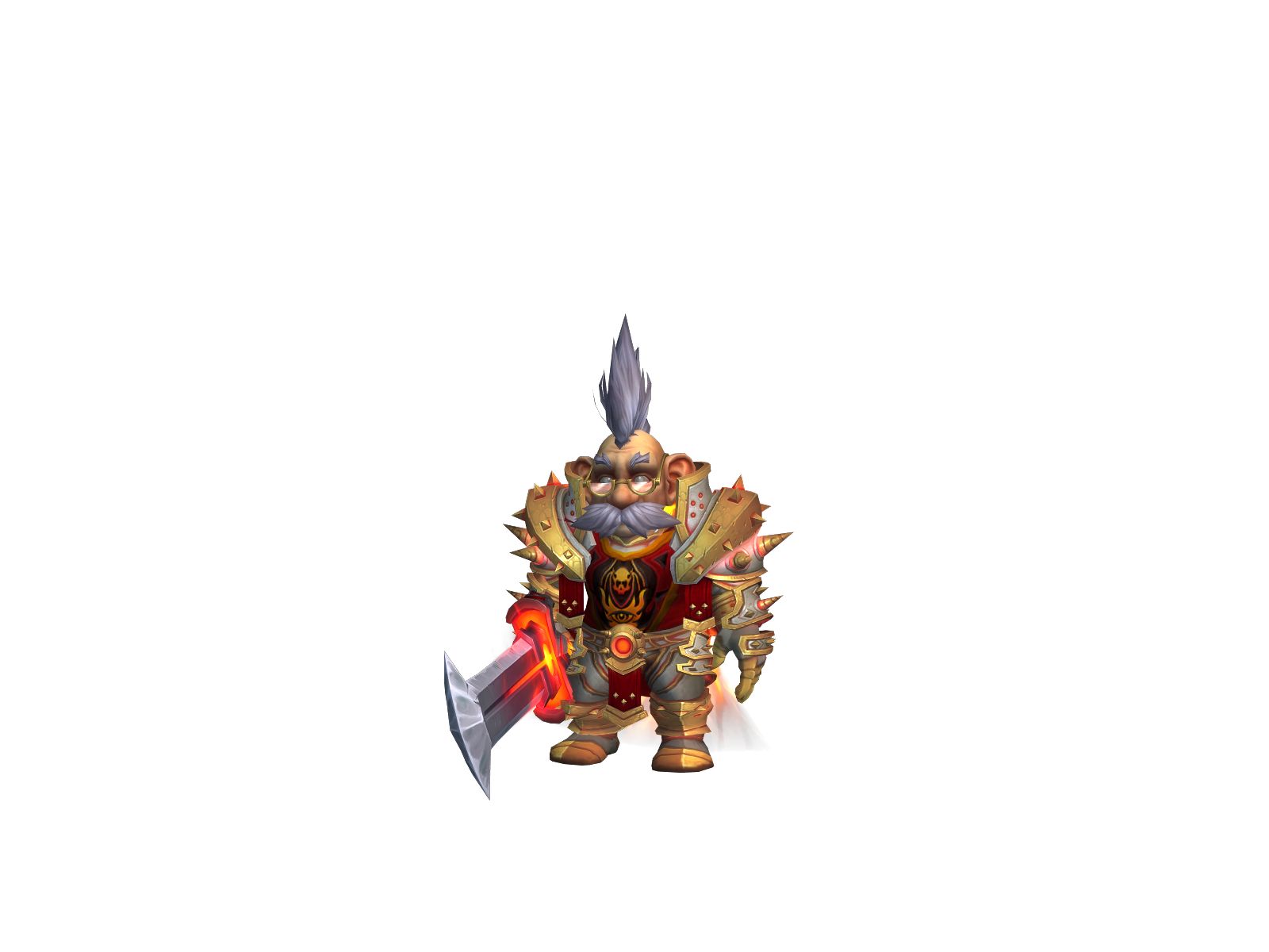 Rauknroll 3D character render