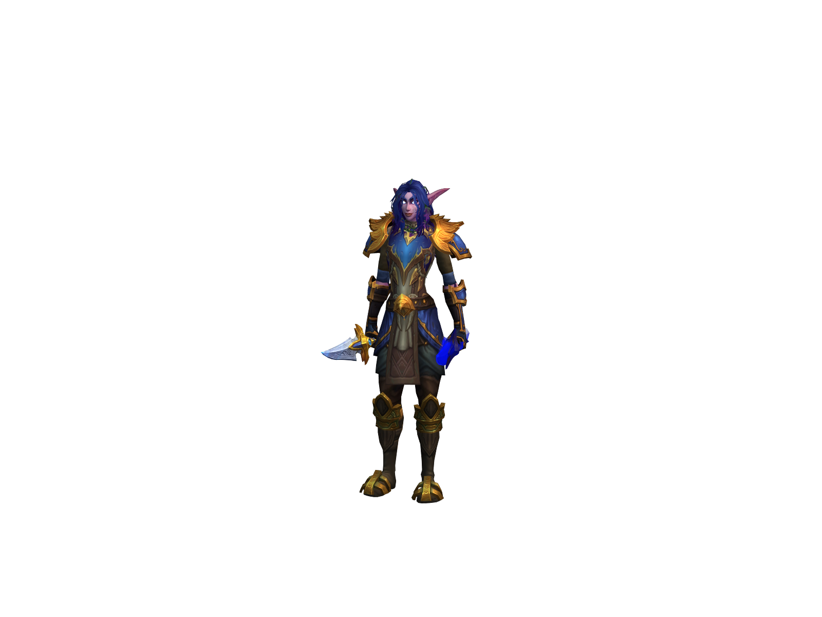 Shoras 3D character render