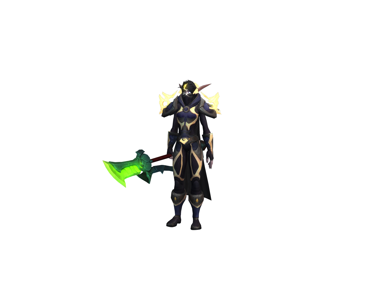 Zydrudz 3D character render