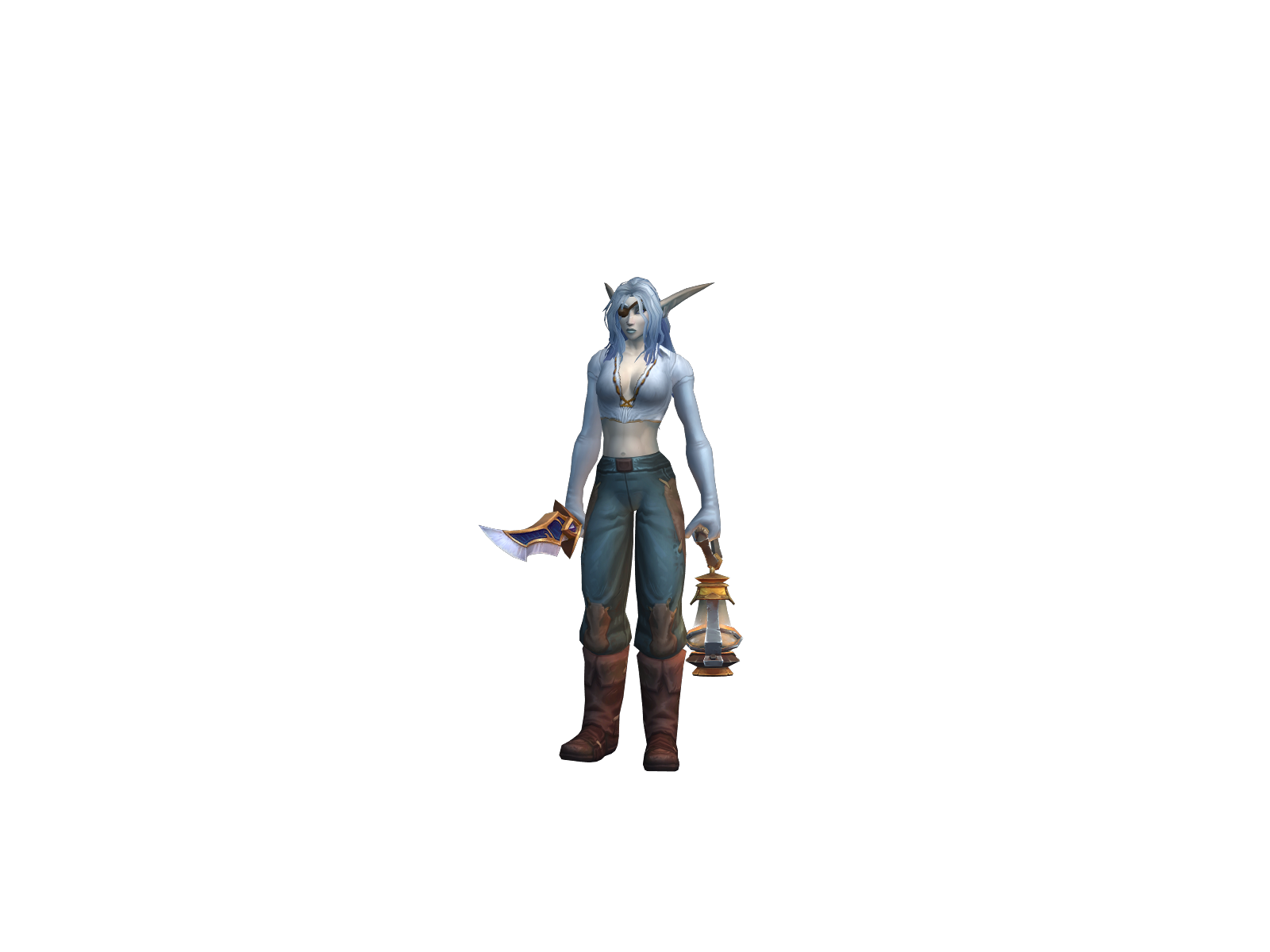 Dzin 3D character render