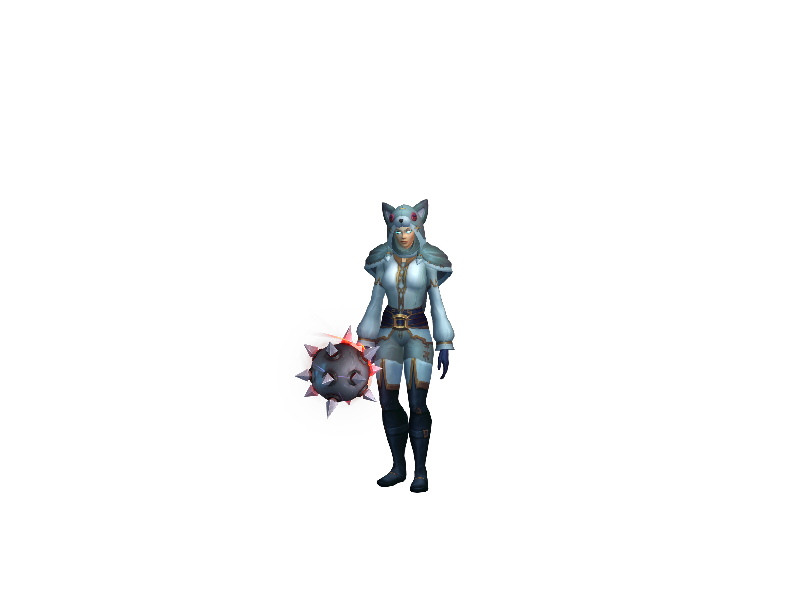 Kickinbutt 3D character render