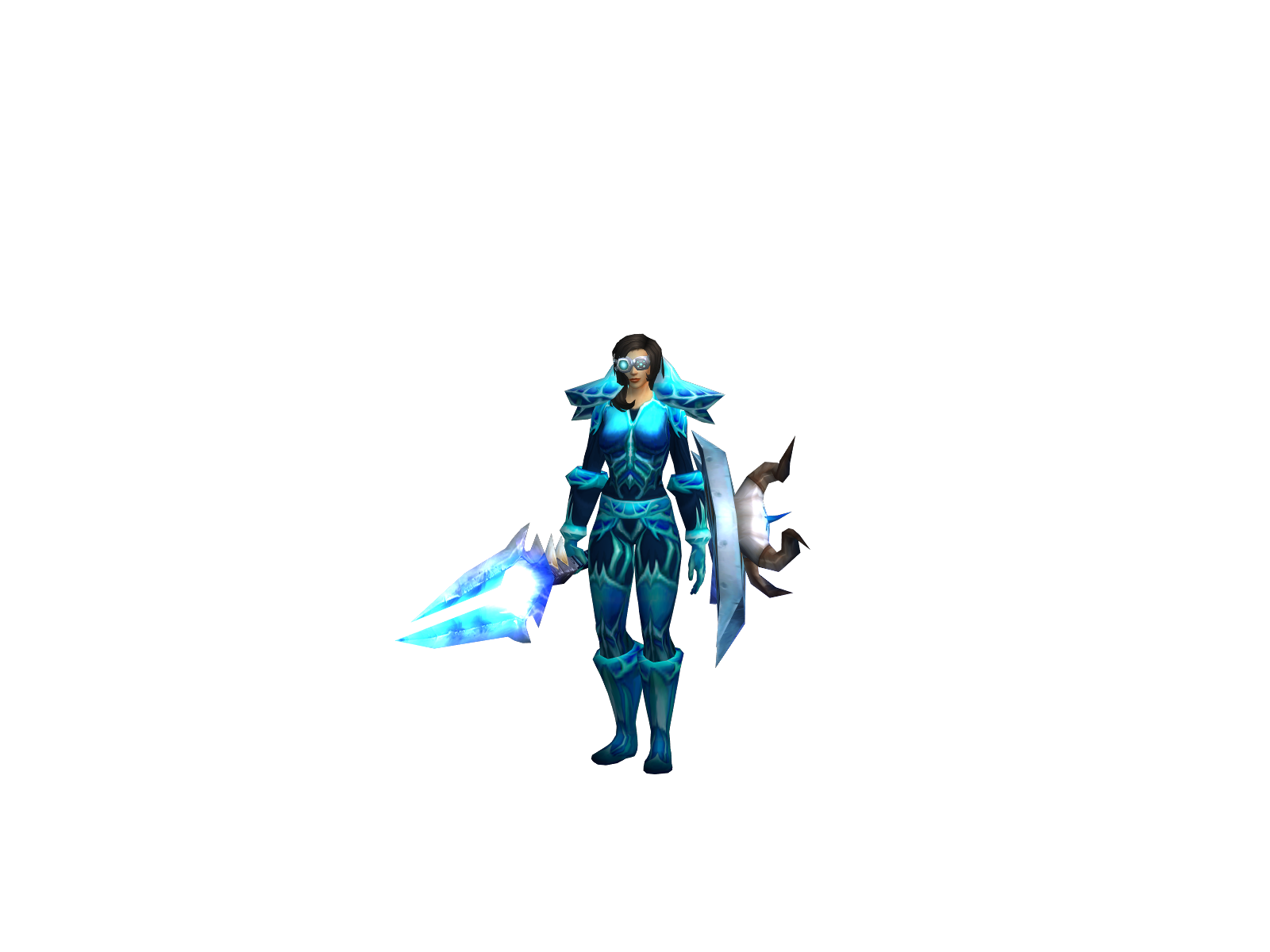 Sêlênägömëz 3D character render