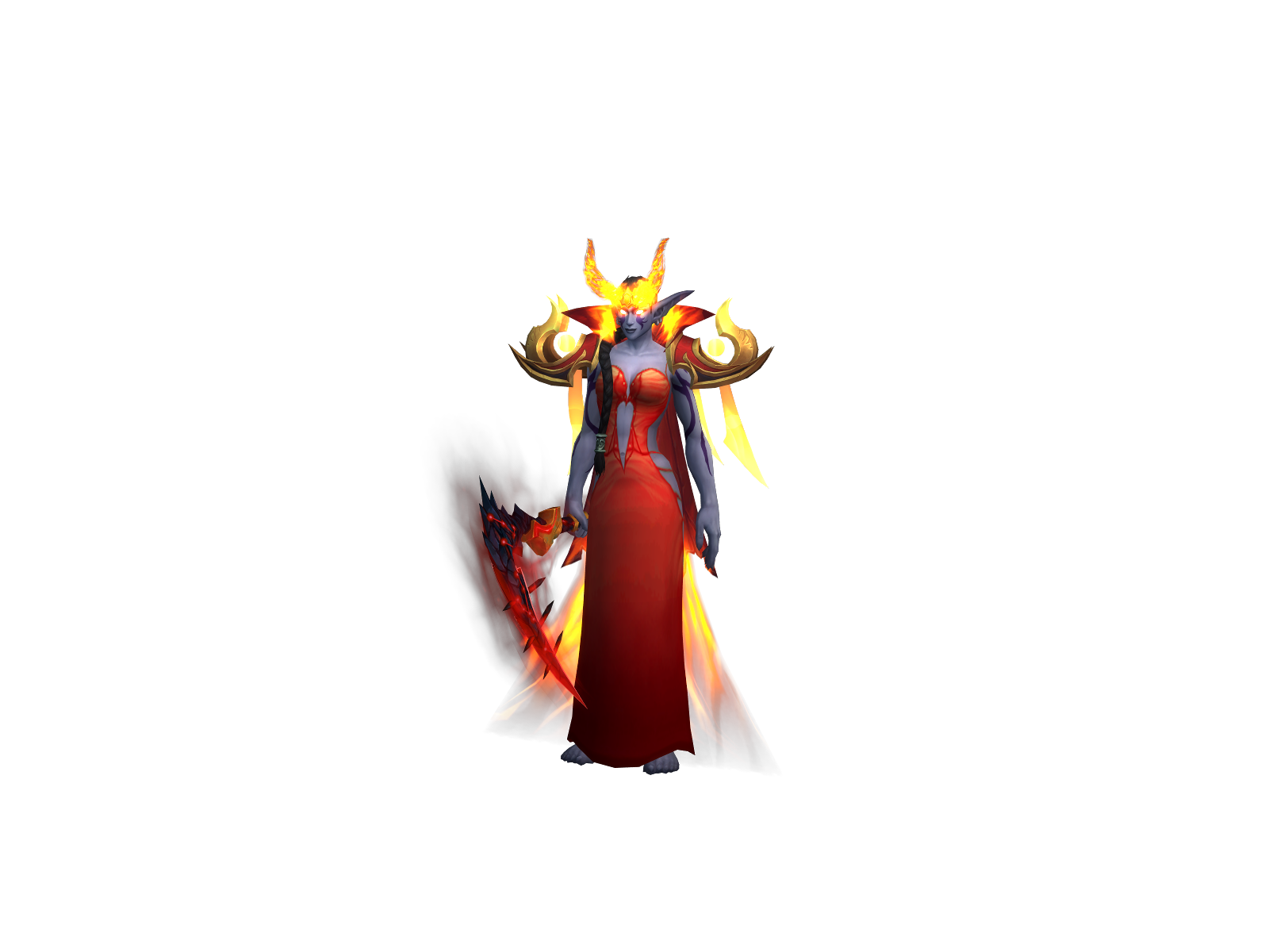 Zia 3D character render