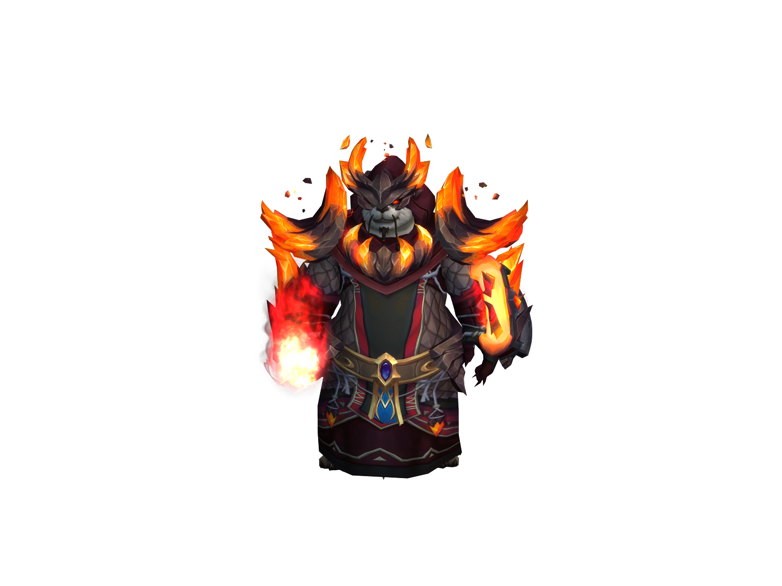 Trillepanda 3D character render