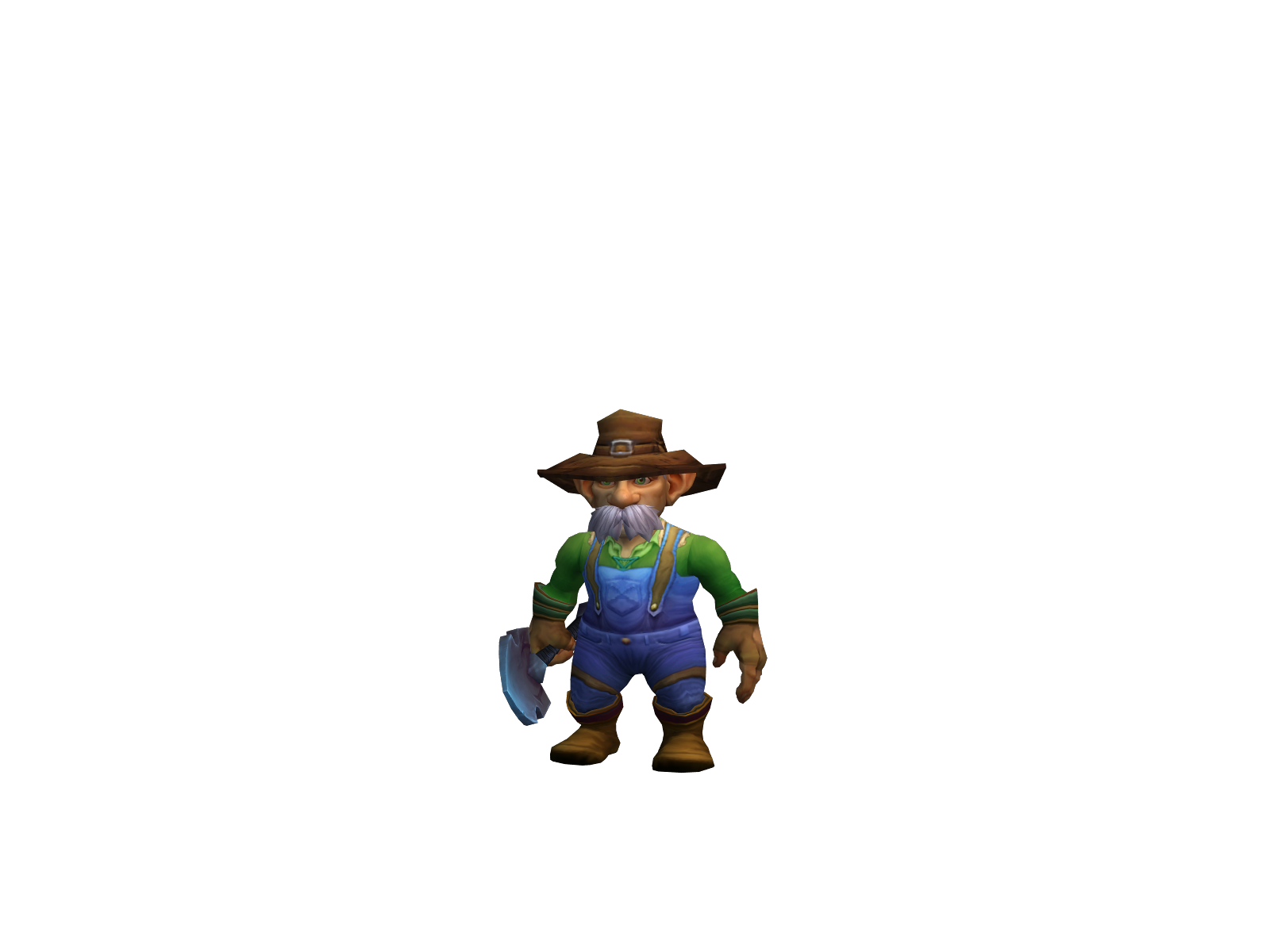 Yanøver 3D character render