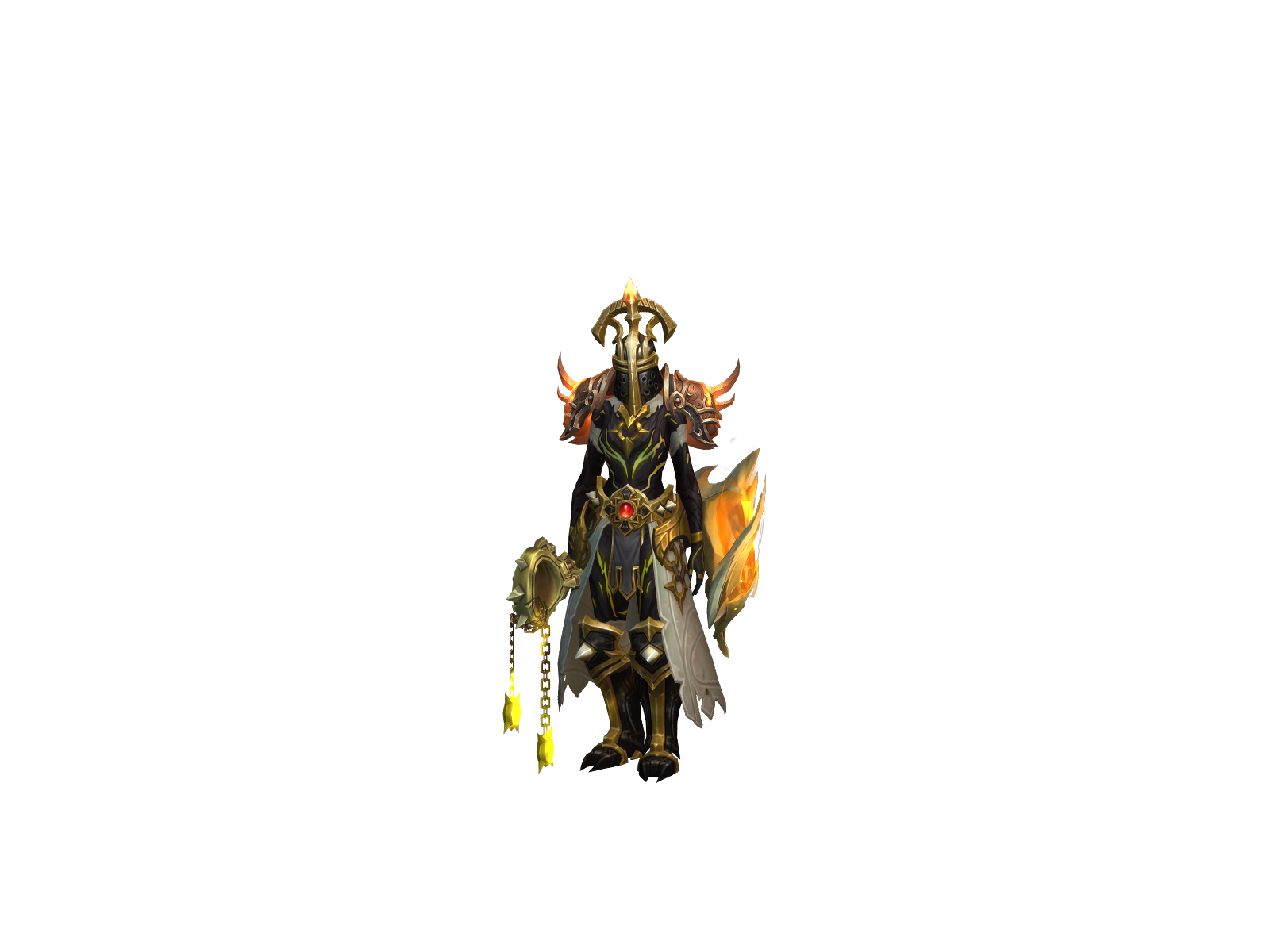 Rethese 3D character render
