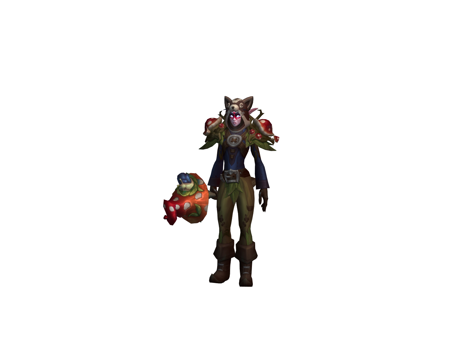 Mukban 3D character render