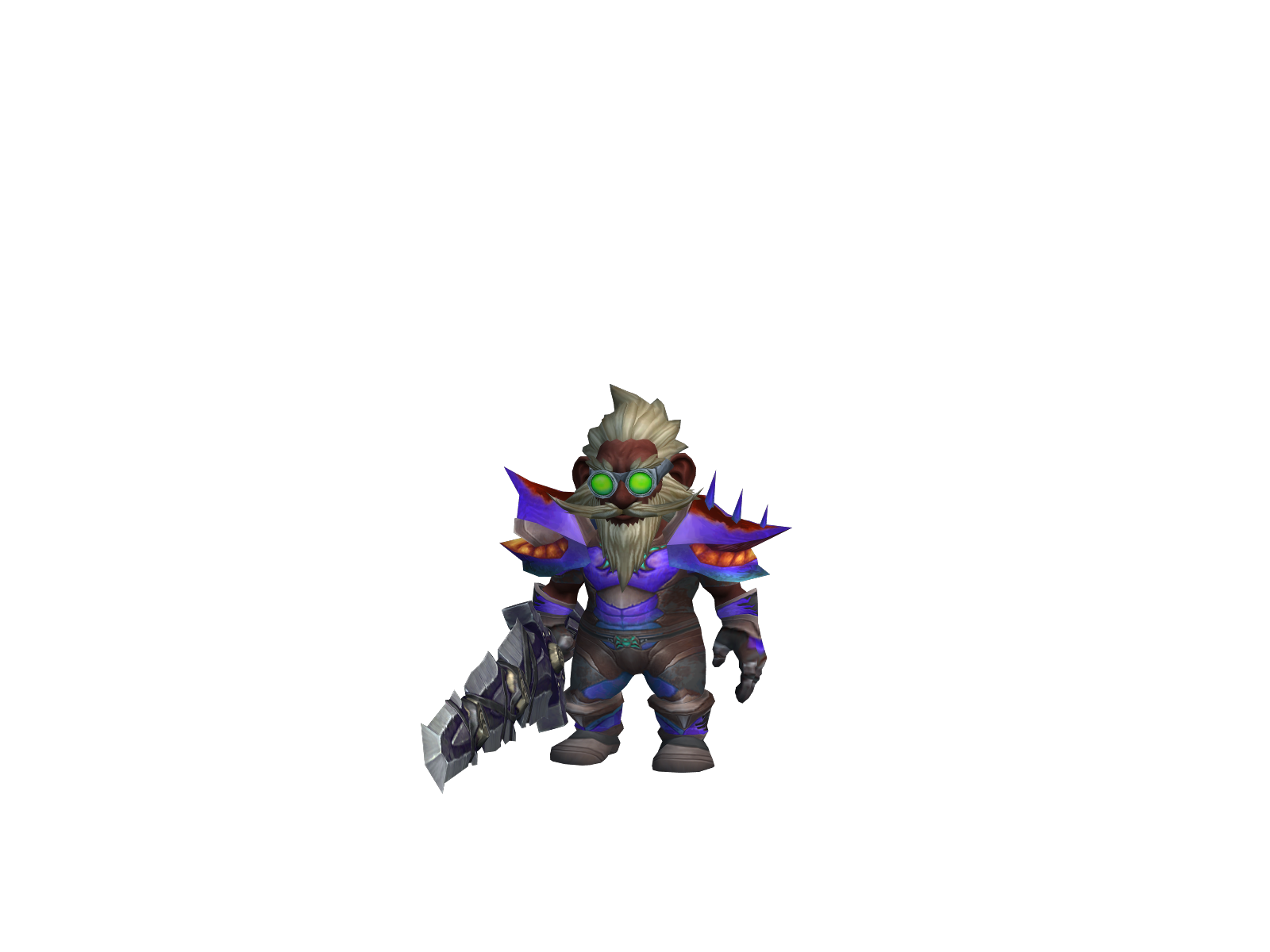 Gnomobreak 3D character render