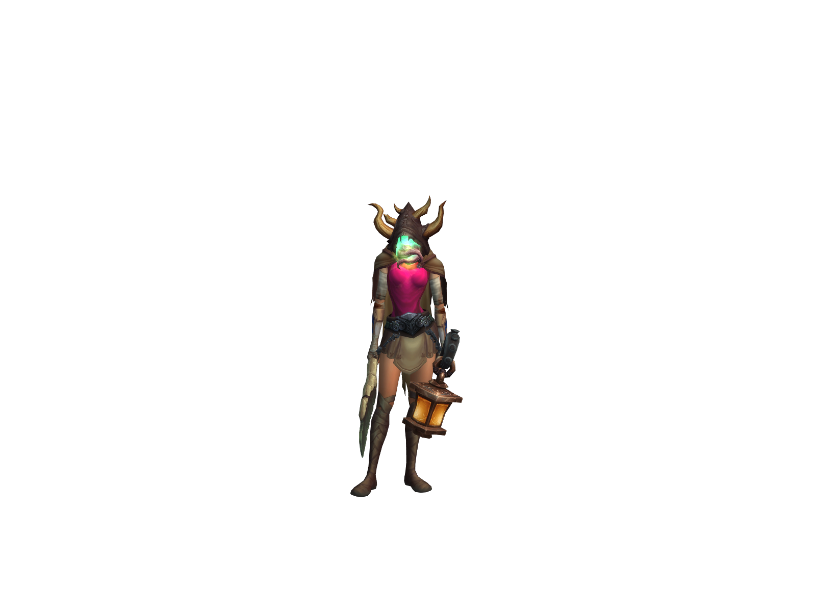 Pyhinpapitar 3D character render