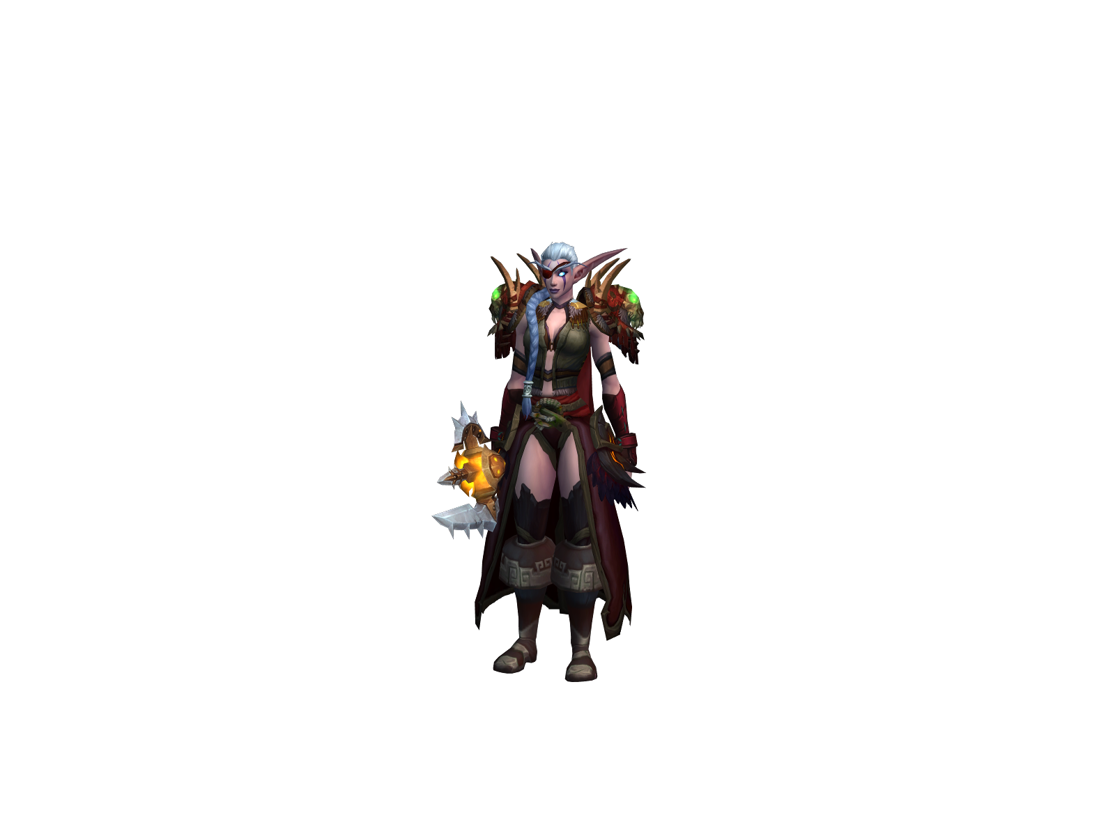 Rhaà 3D character render
