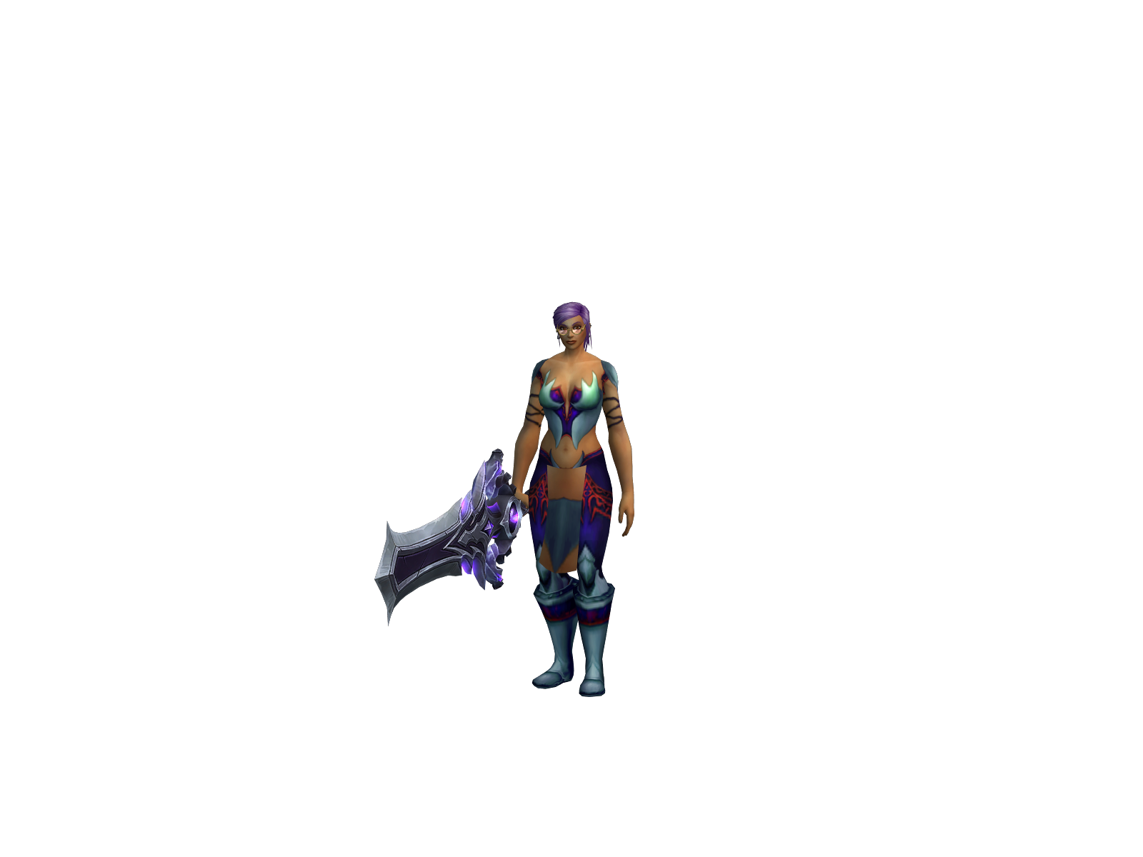 Erilda 3D character render