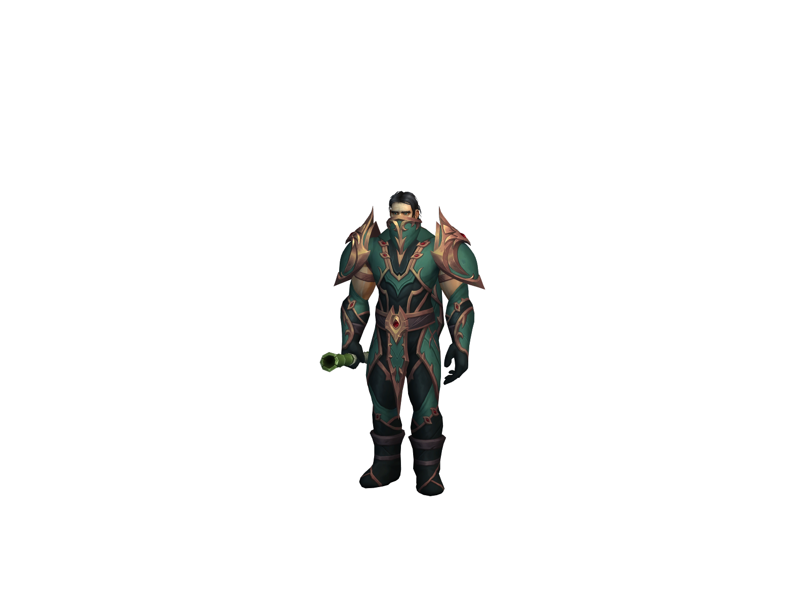 Plavisa 3D character render