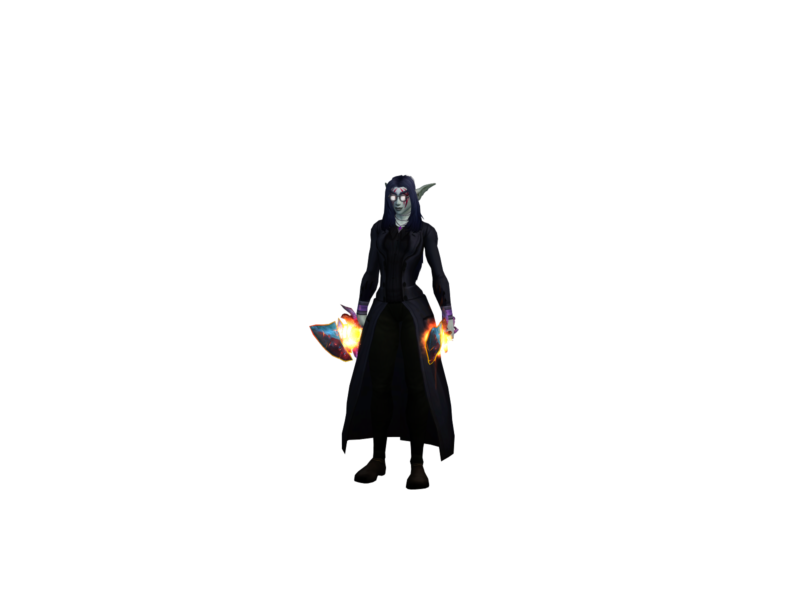 Nyur 3D character render