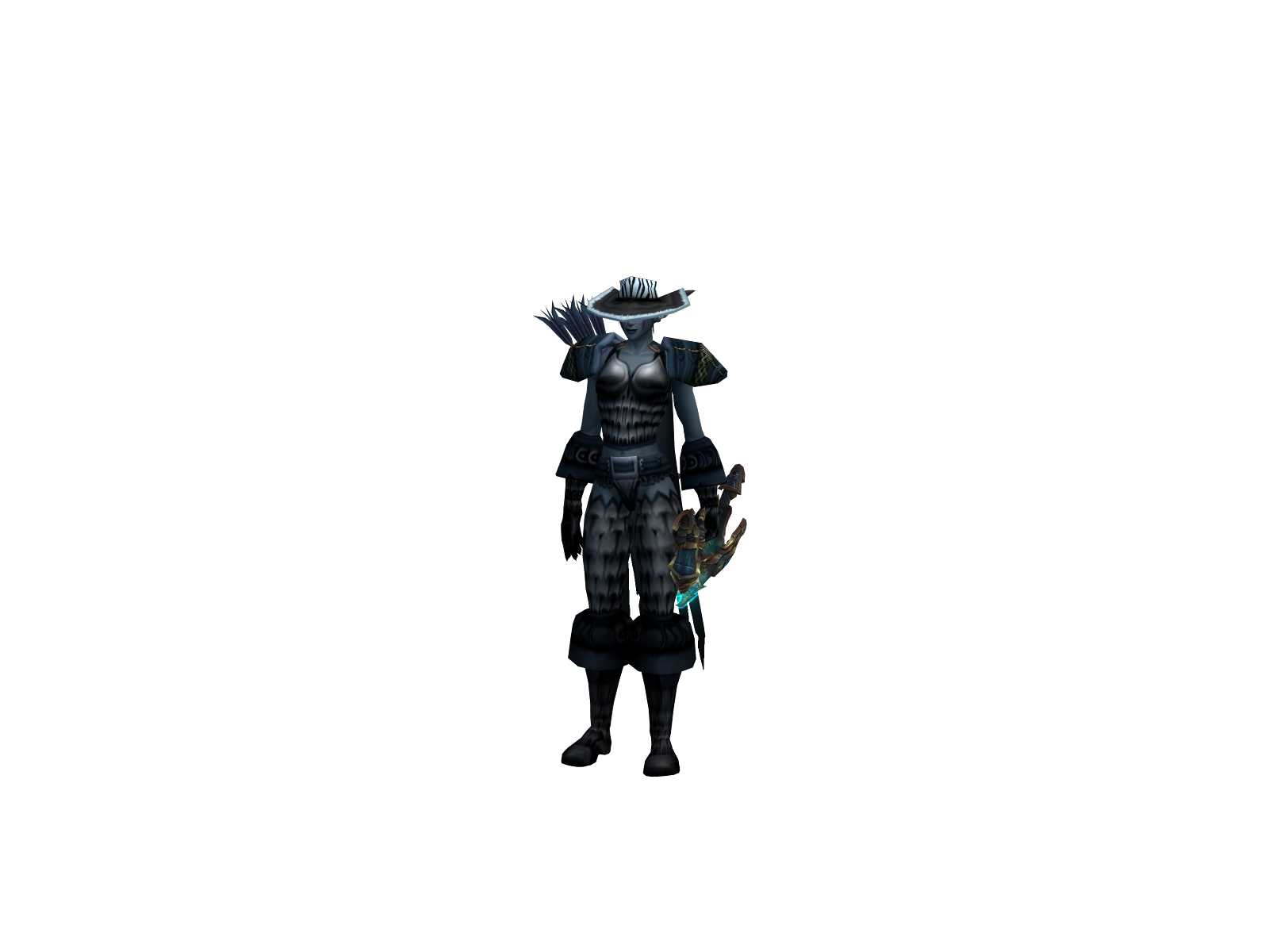 Røß 3D character render