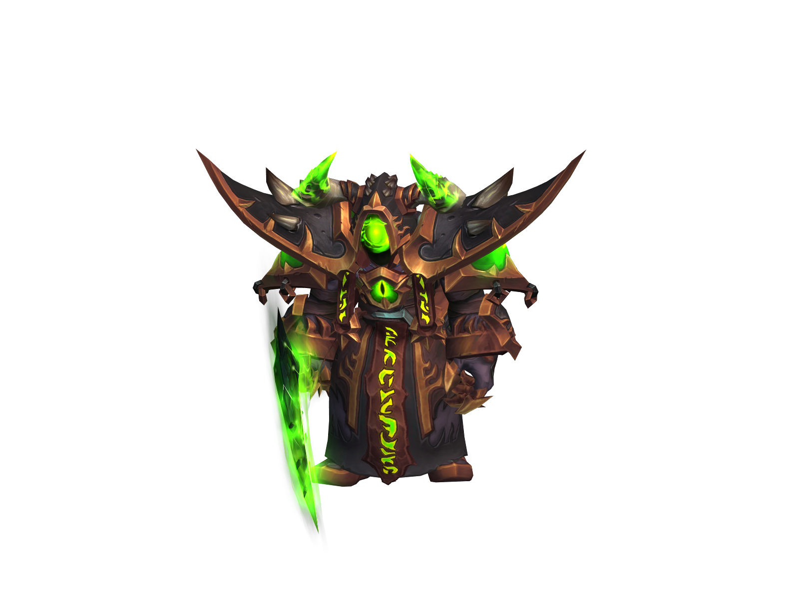 Warlockjayon 3D character render