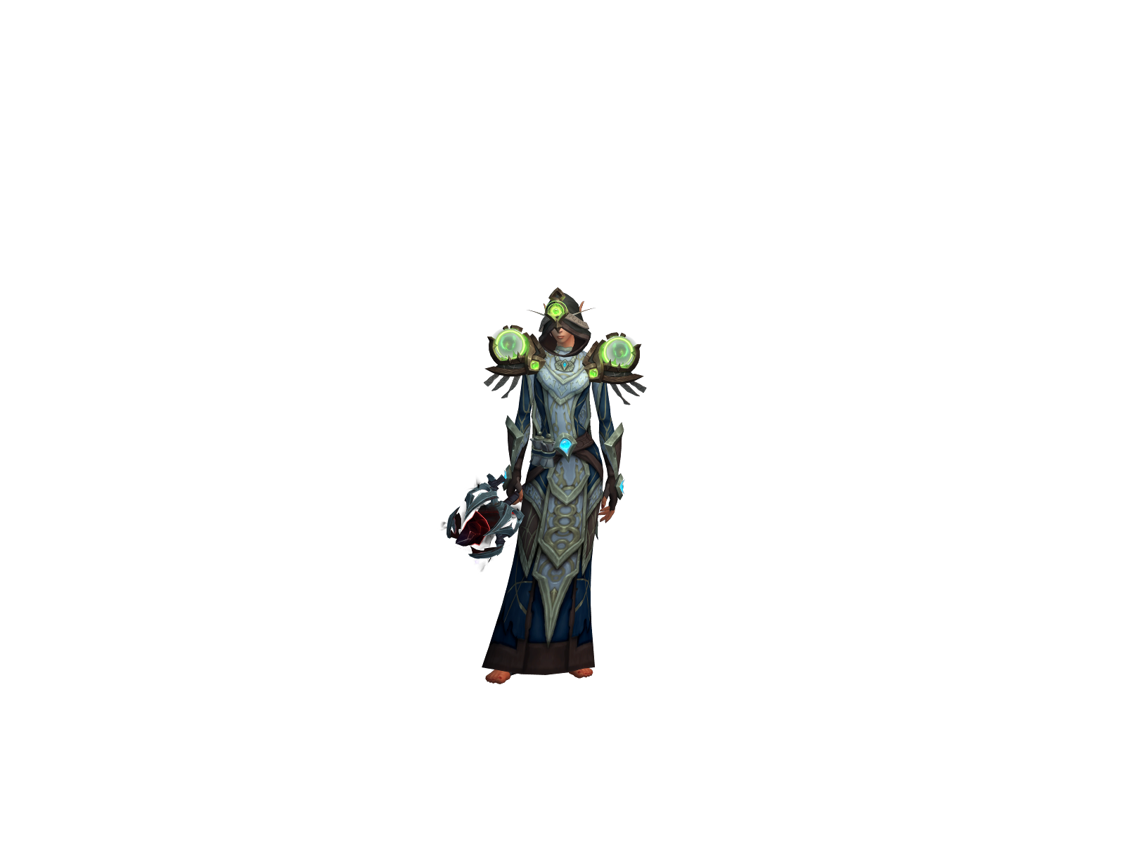 Zarisse 3D character render
