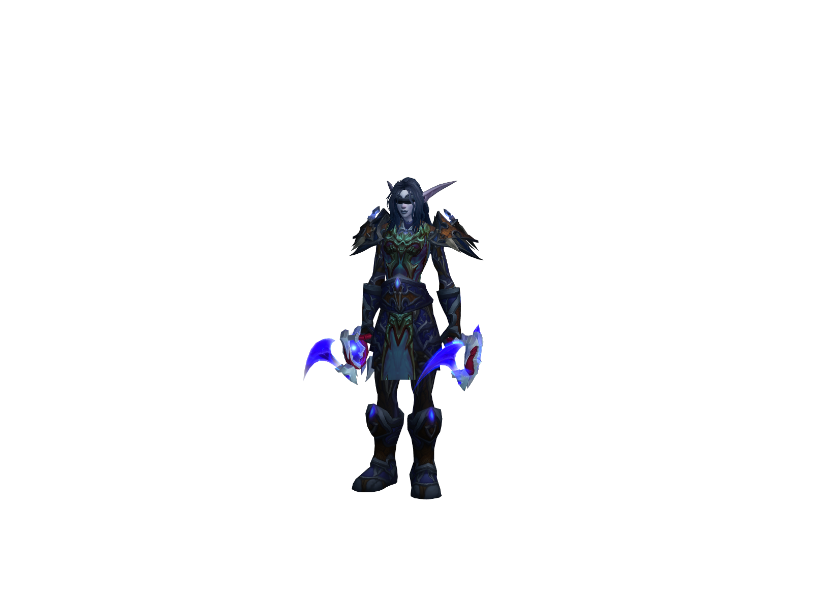 Blindmaster 3D character render
