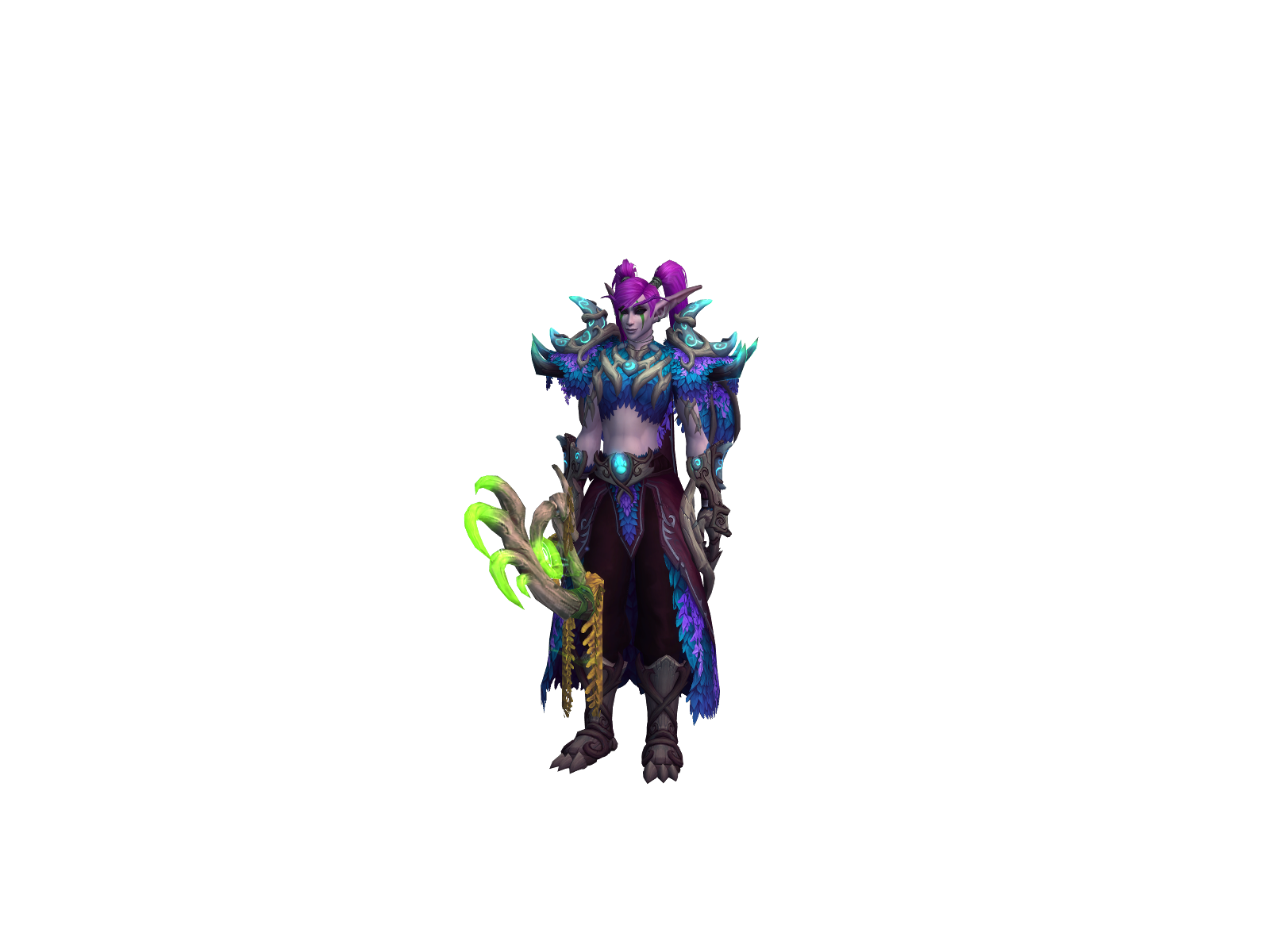 Moonblood 3D character render
