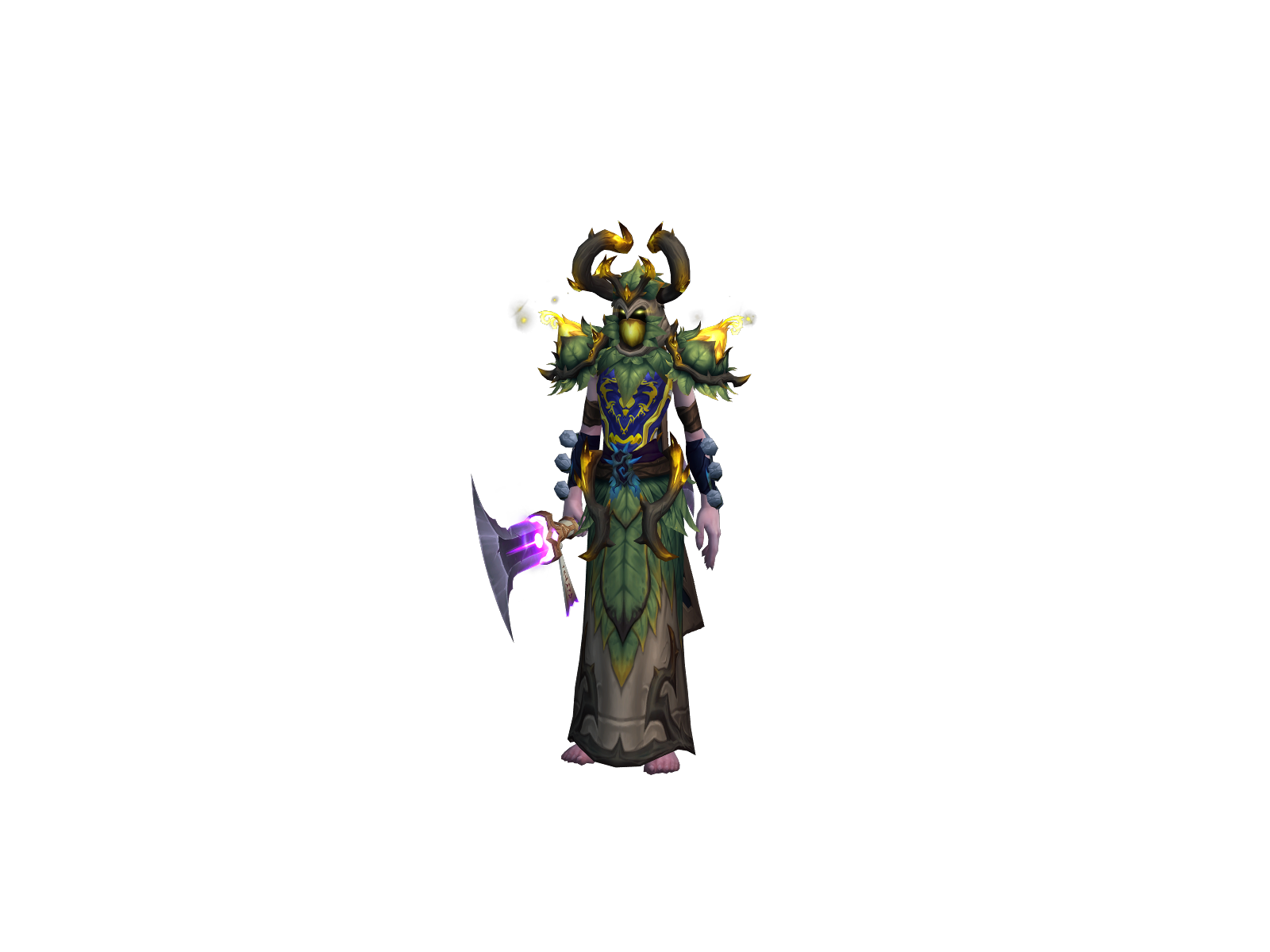 Tuhooja 3D character render