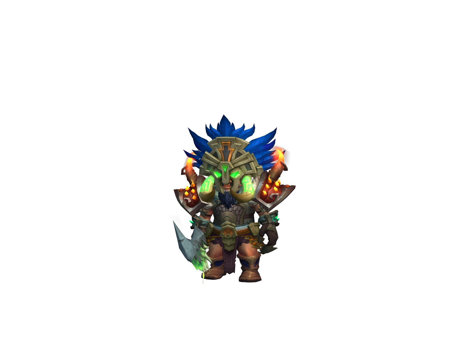 Przemolek 3D character render