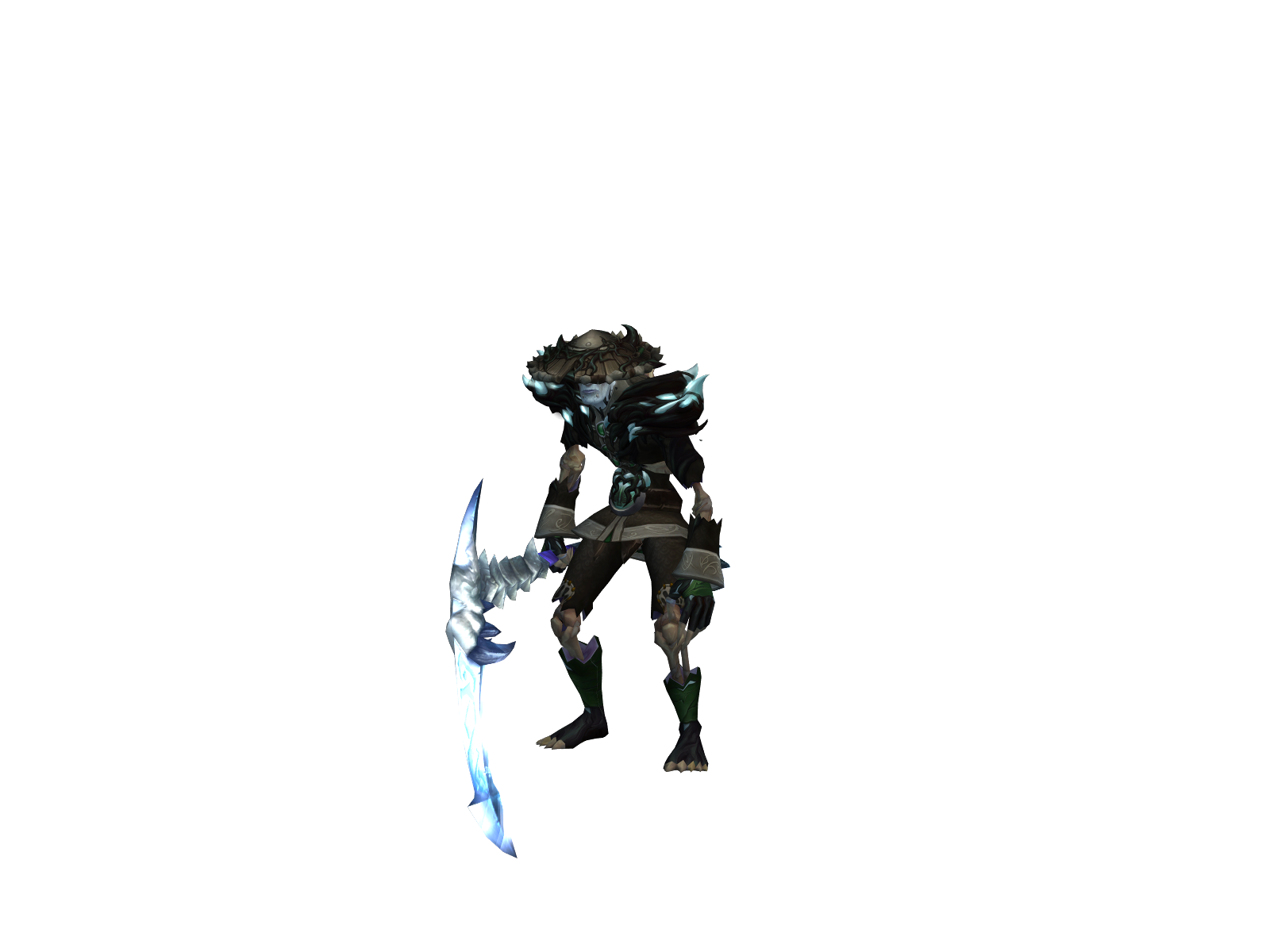 Fröllur 3D character render