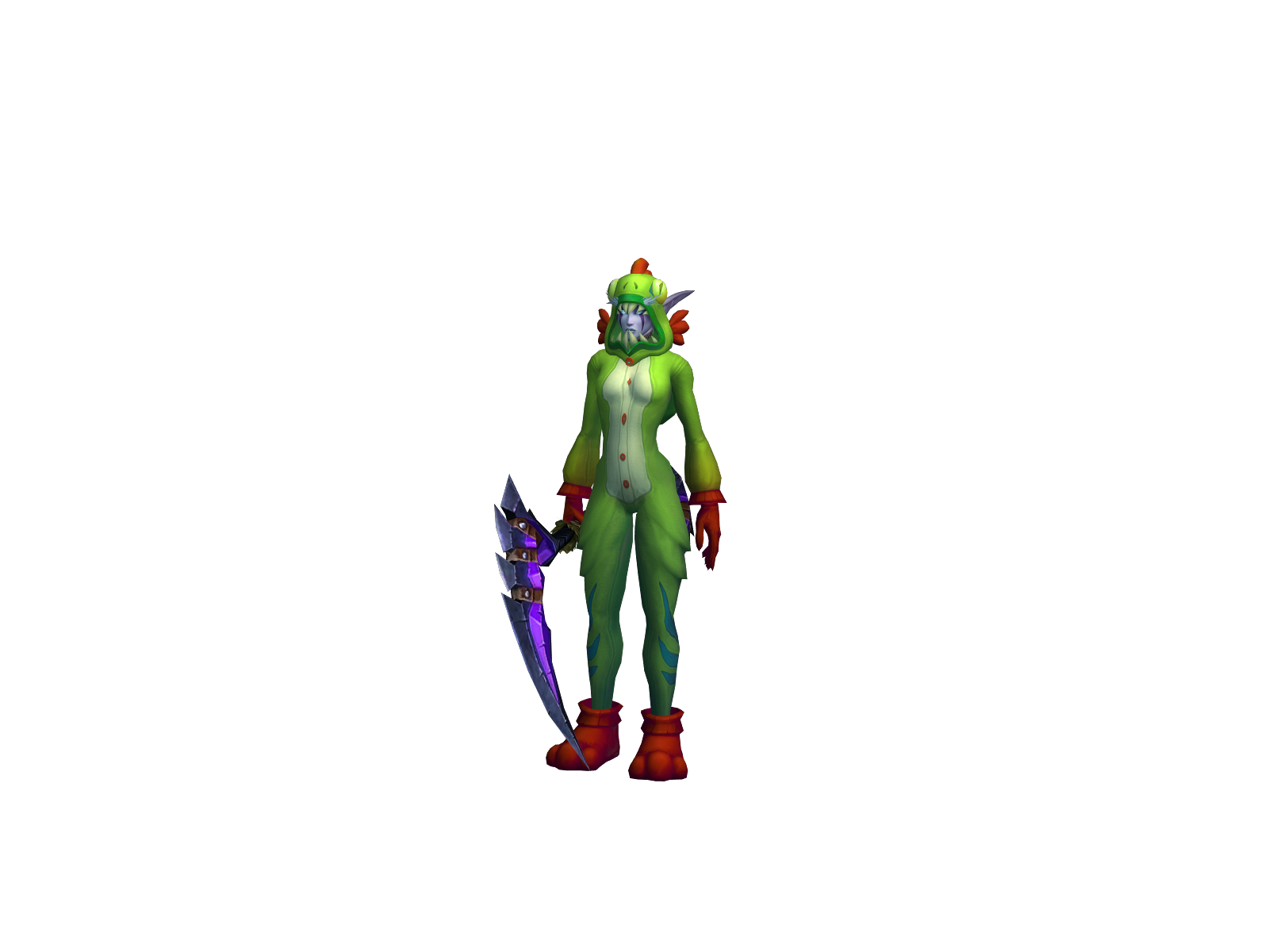 Aloxa 3D character render