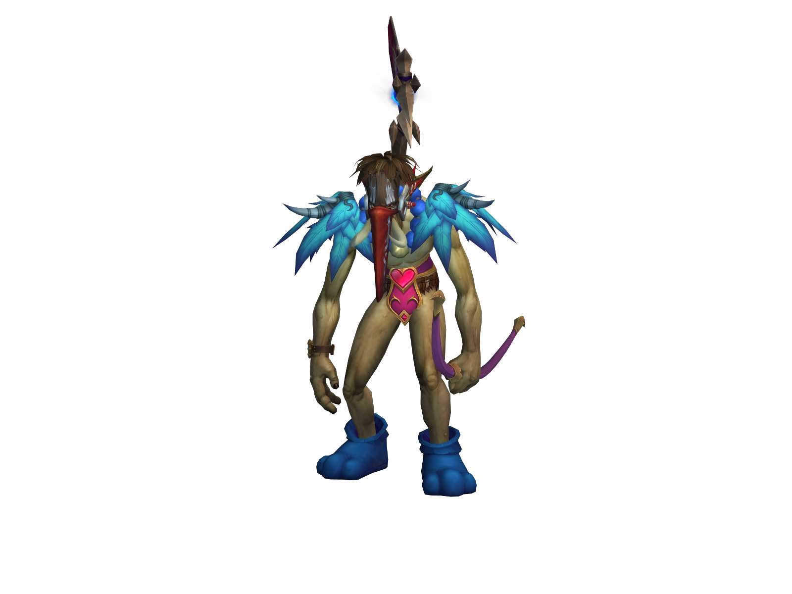 Tungtungsahu 3D character render