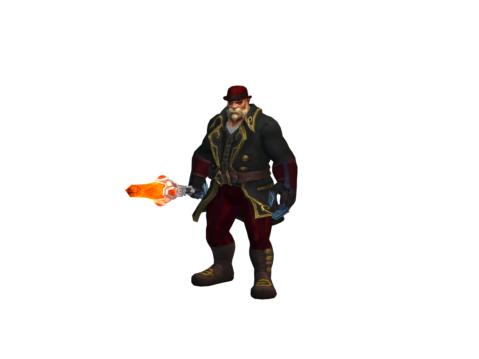 Dikkelock 3D character render