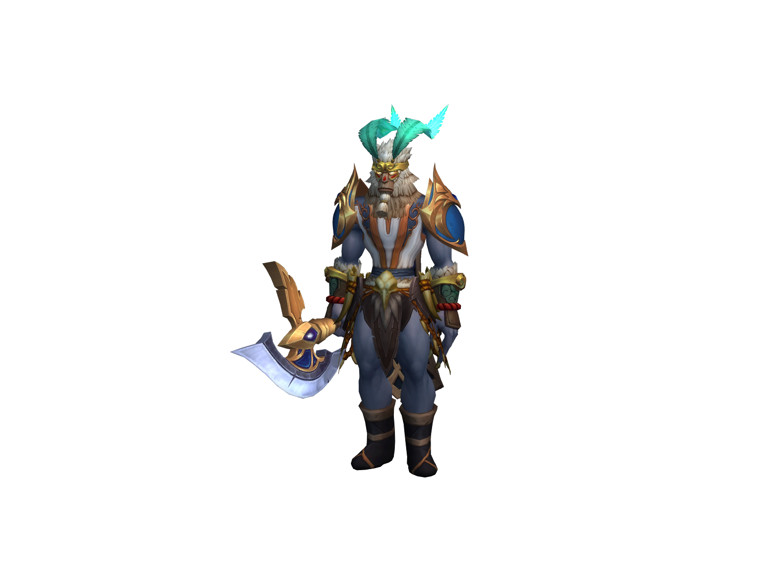 Mskongfu 3D character render