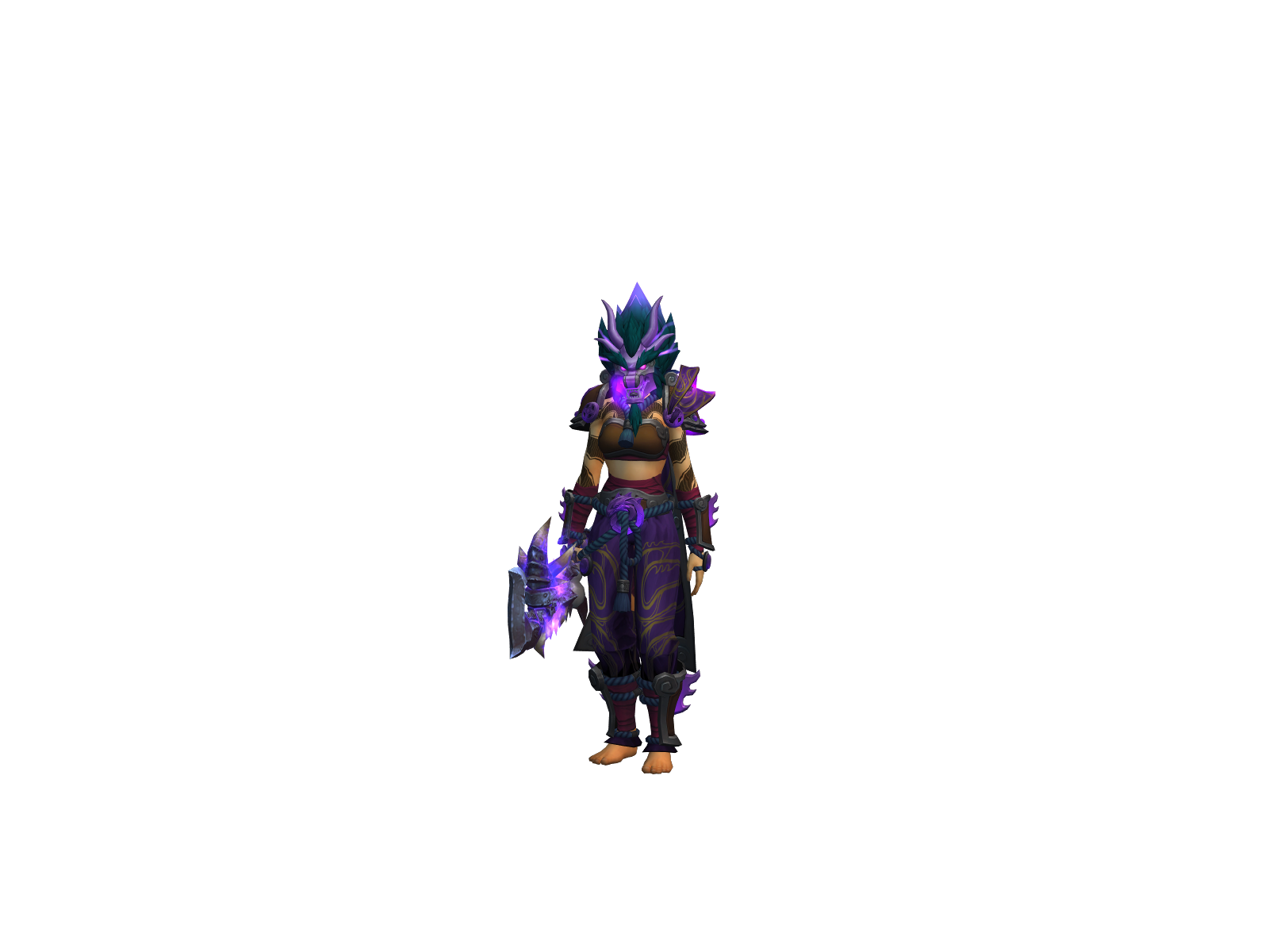 Fabiána 3D character render