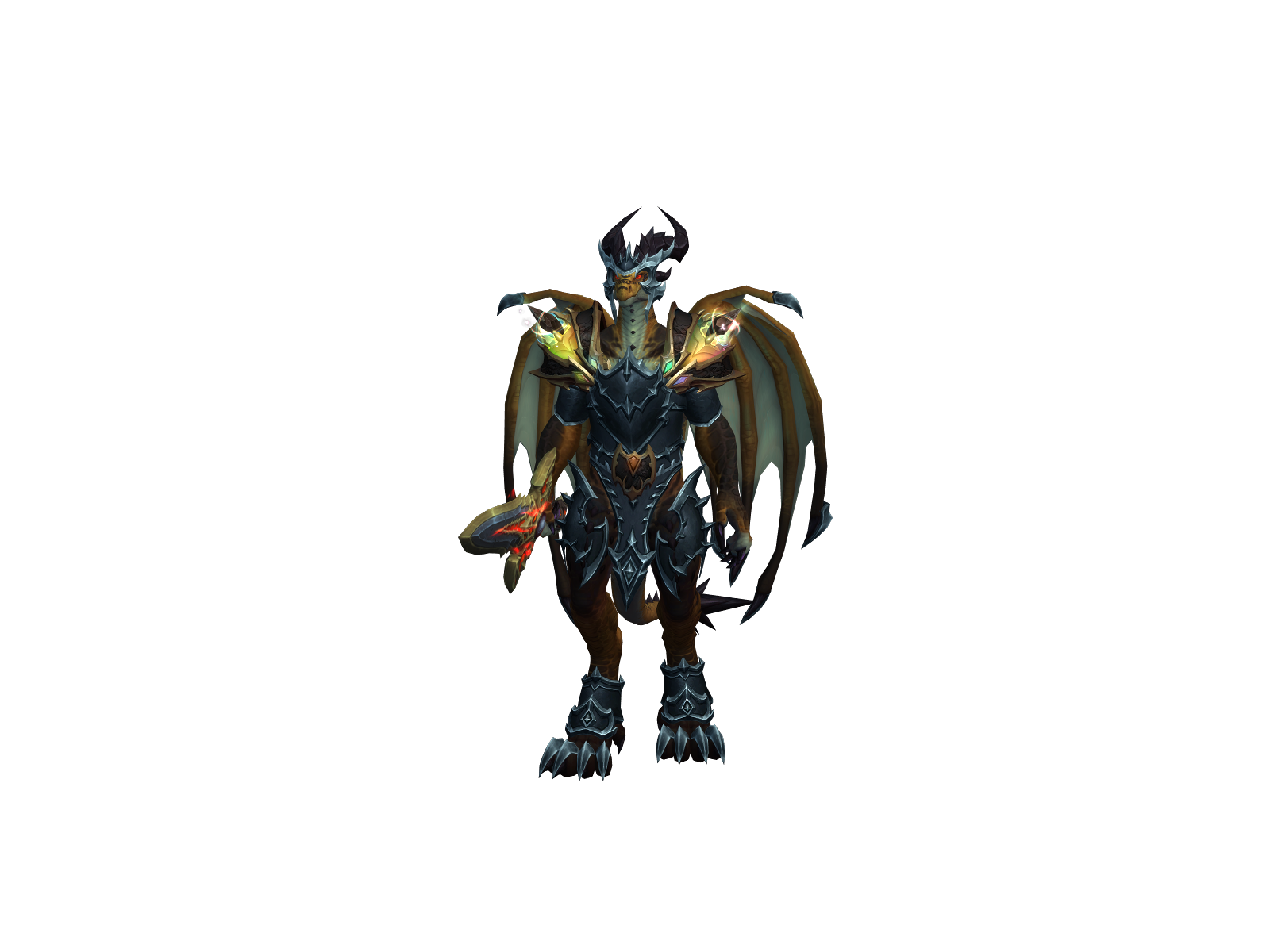 Flamebot 3D character render