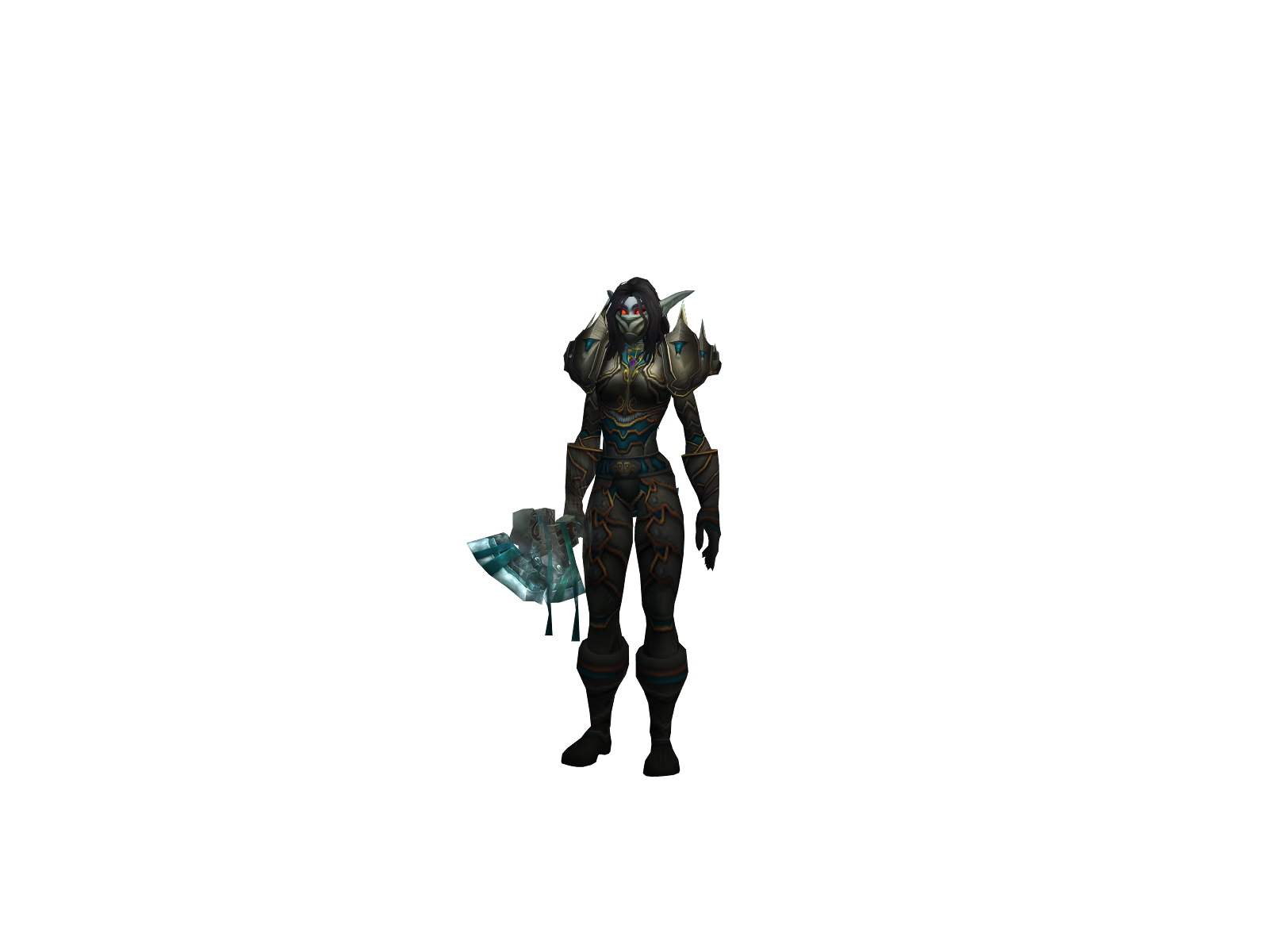 Nyux 3D character render