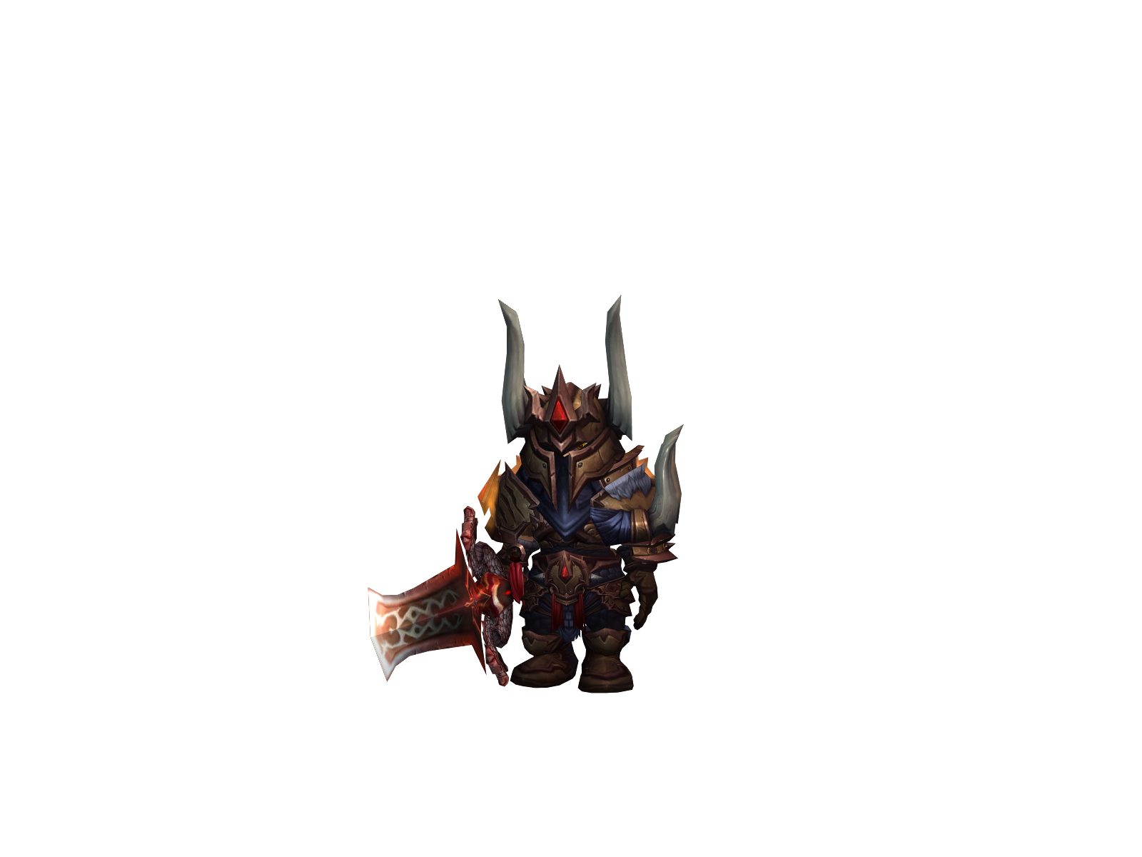Permaban 3D character render
