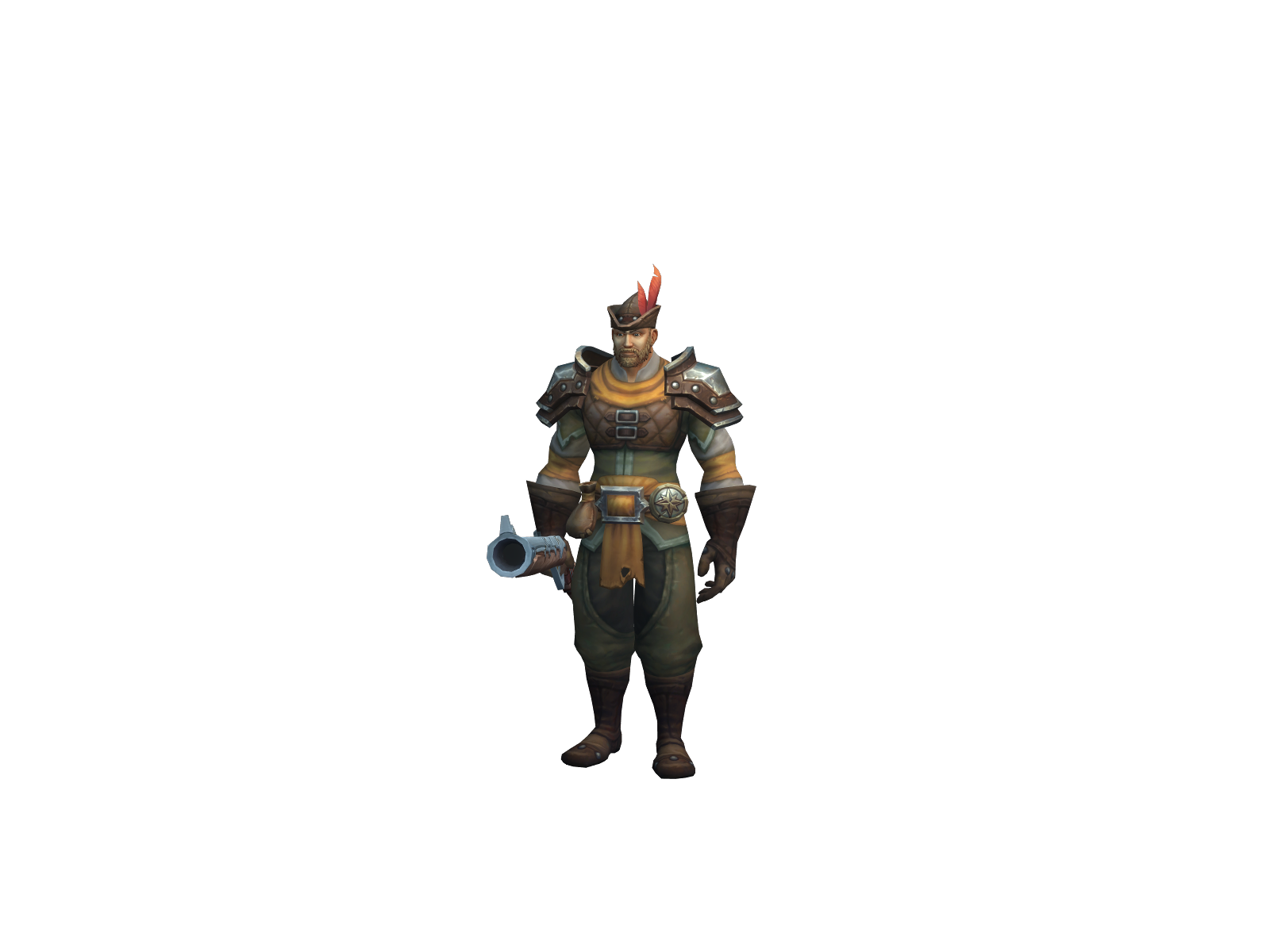 Corvux 3D character render